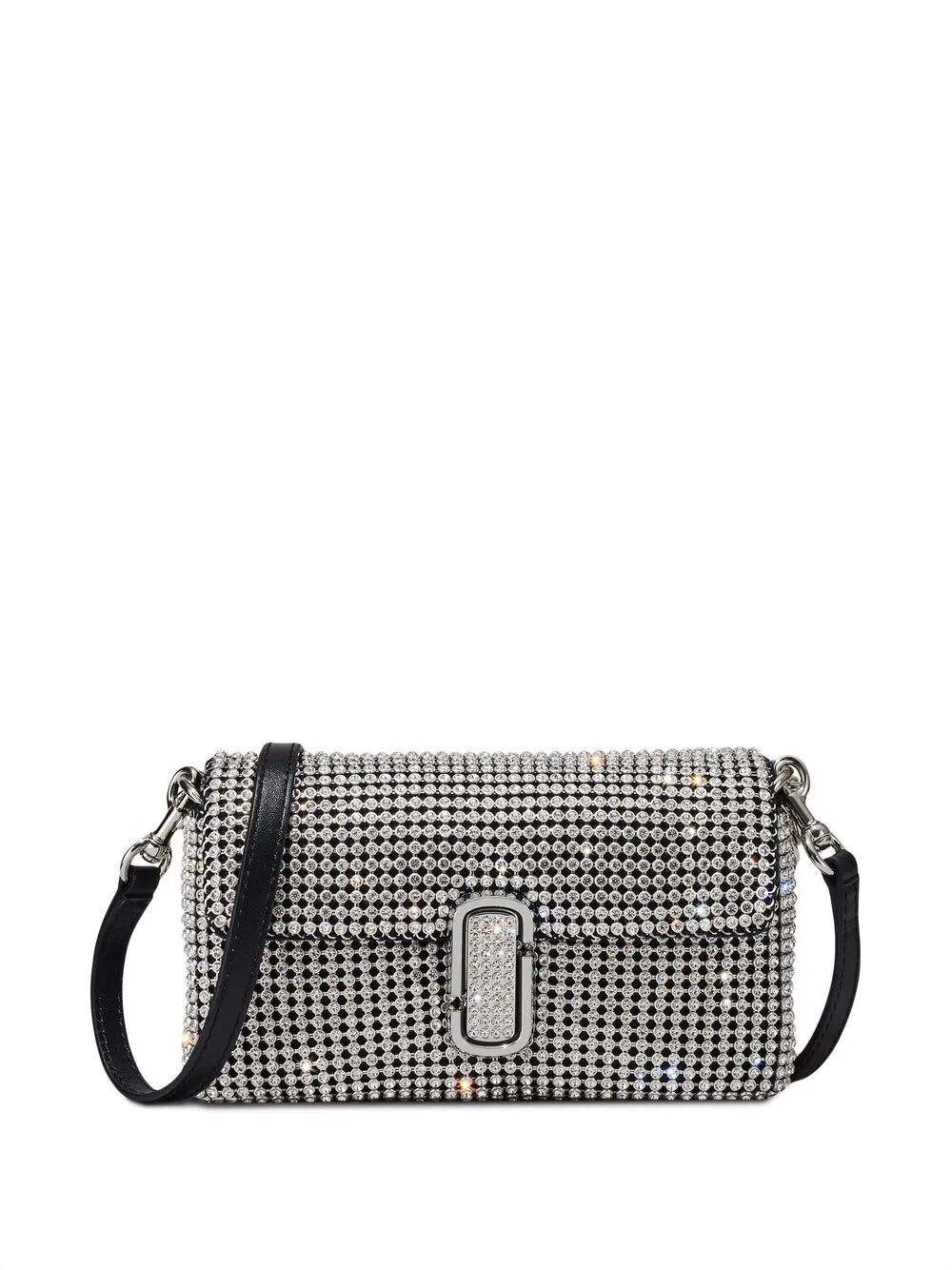 Shop Marc Jacobs The Mini Shoulder Bag In Crystals