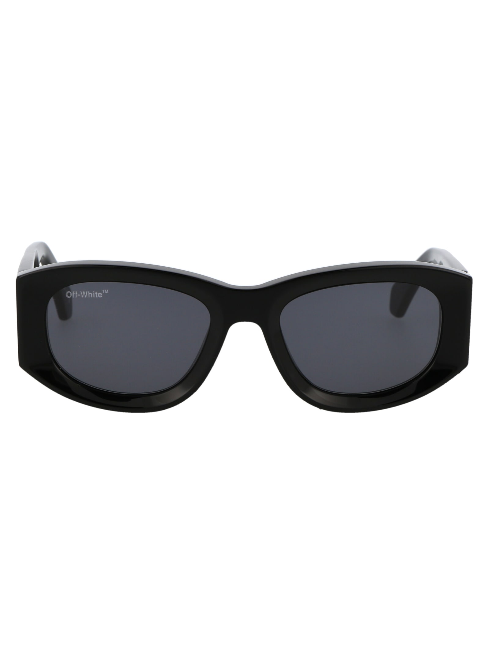 Shop Off-white Joan Sunglasses In 1007 Black