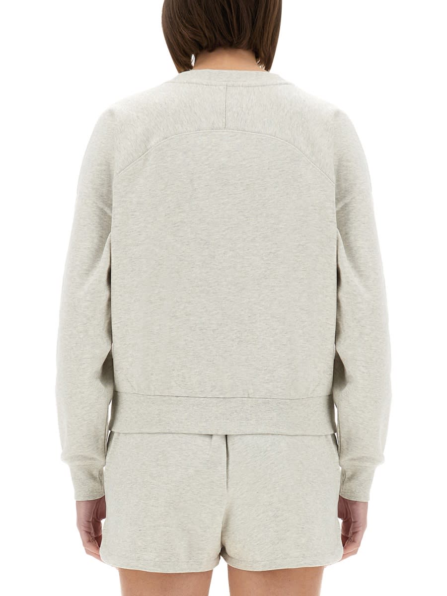 Shop Asics Stone Sweatshirt In Grey