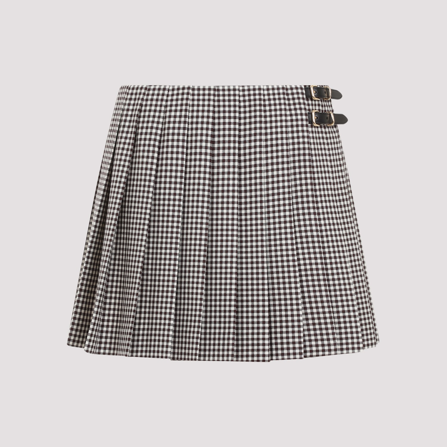 Miu Miu Skirts In Bianco Bordeaux