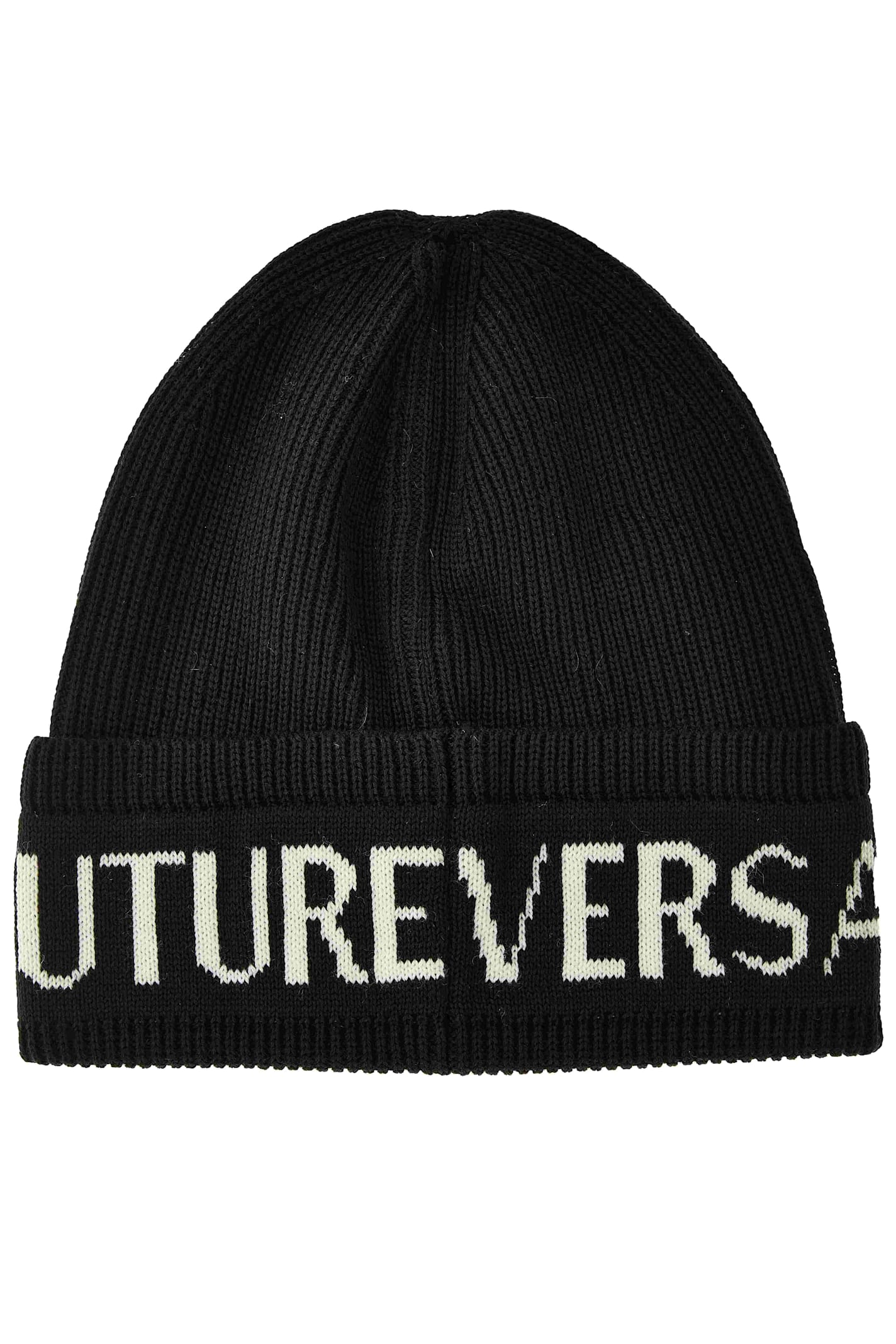 Versace Jeans Couture Womens Beanie In Black