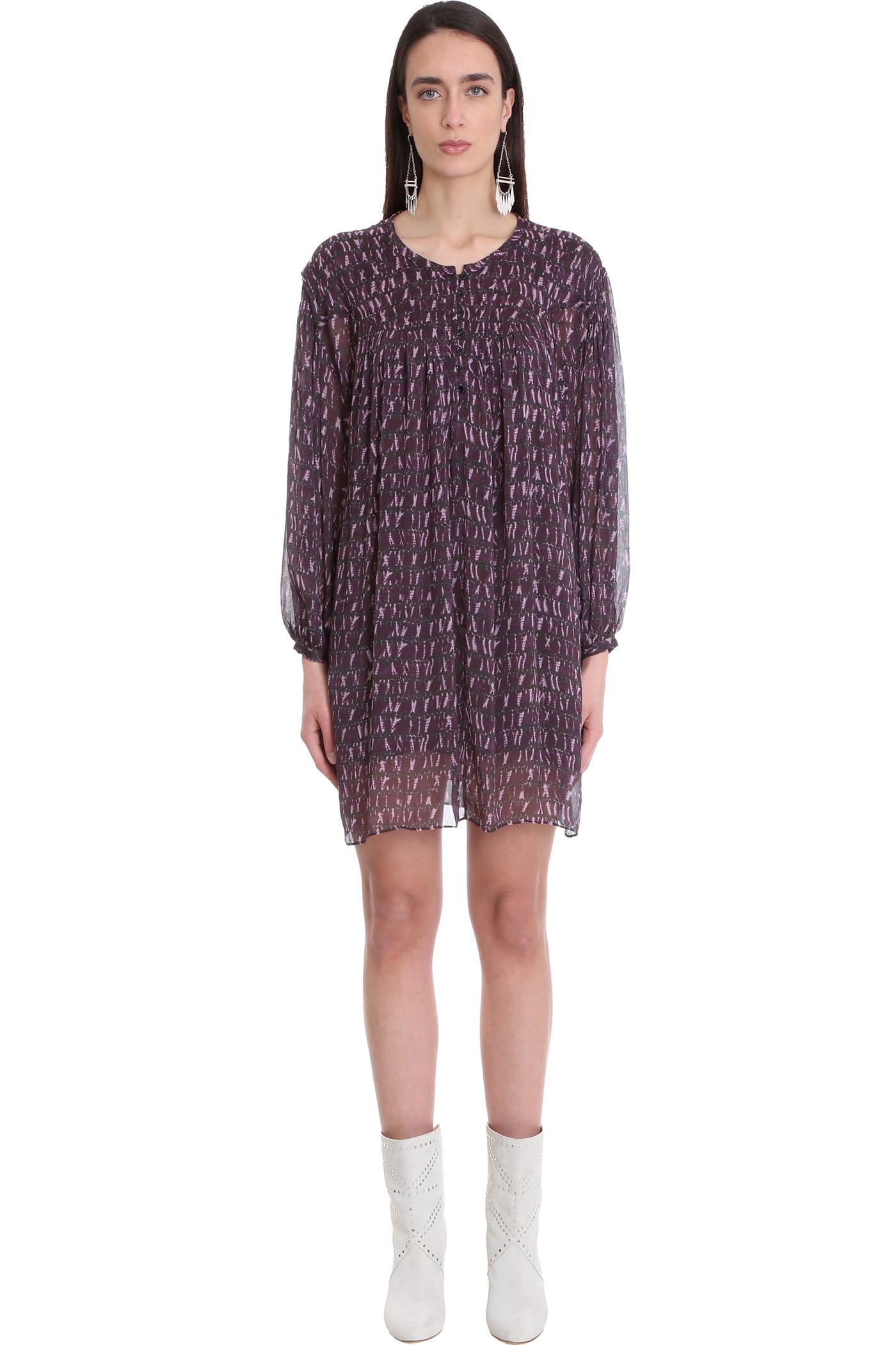 Photo of  Isabel Marant ?oile Dress In Viola Viscose- shop Isabel Marant ?oile Dresses online sales