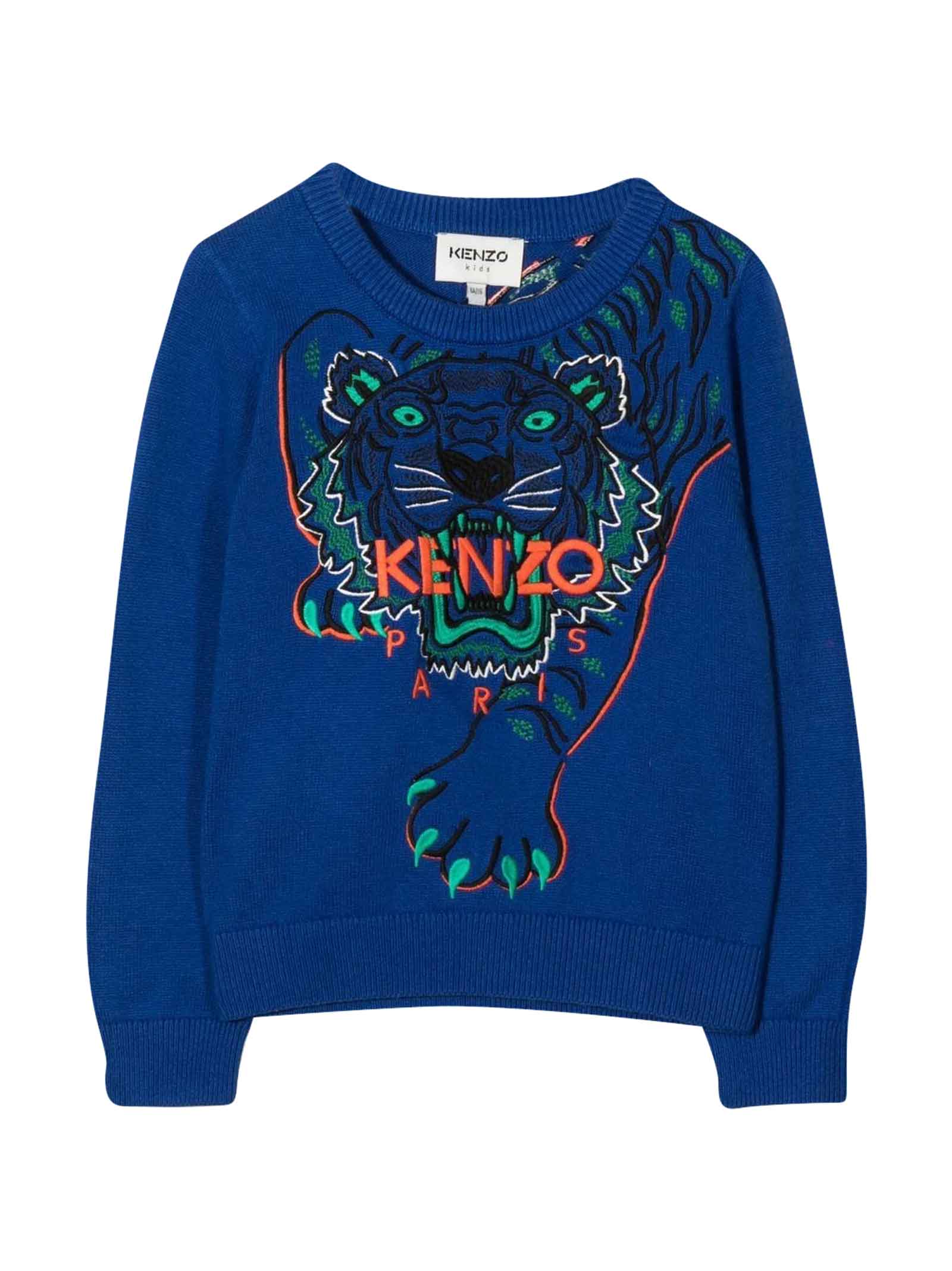 Kenzo Kids Blue Sweater Unisex