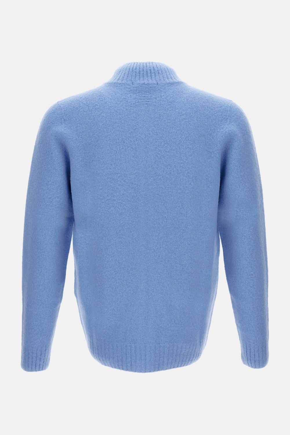 Drumohr Brushed Cardigan In Blue