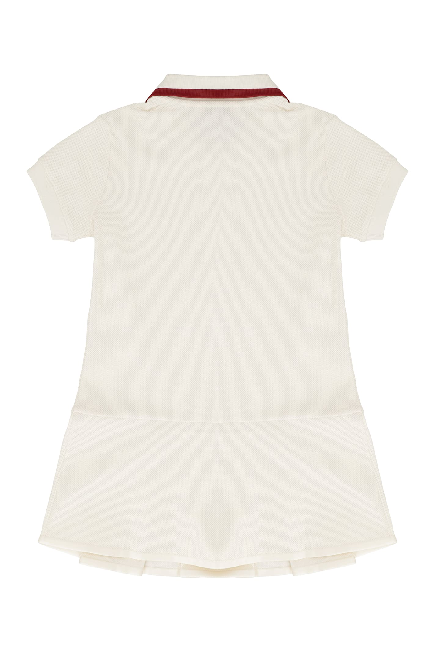 Moncler Dress Kids Color White In Panna