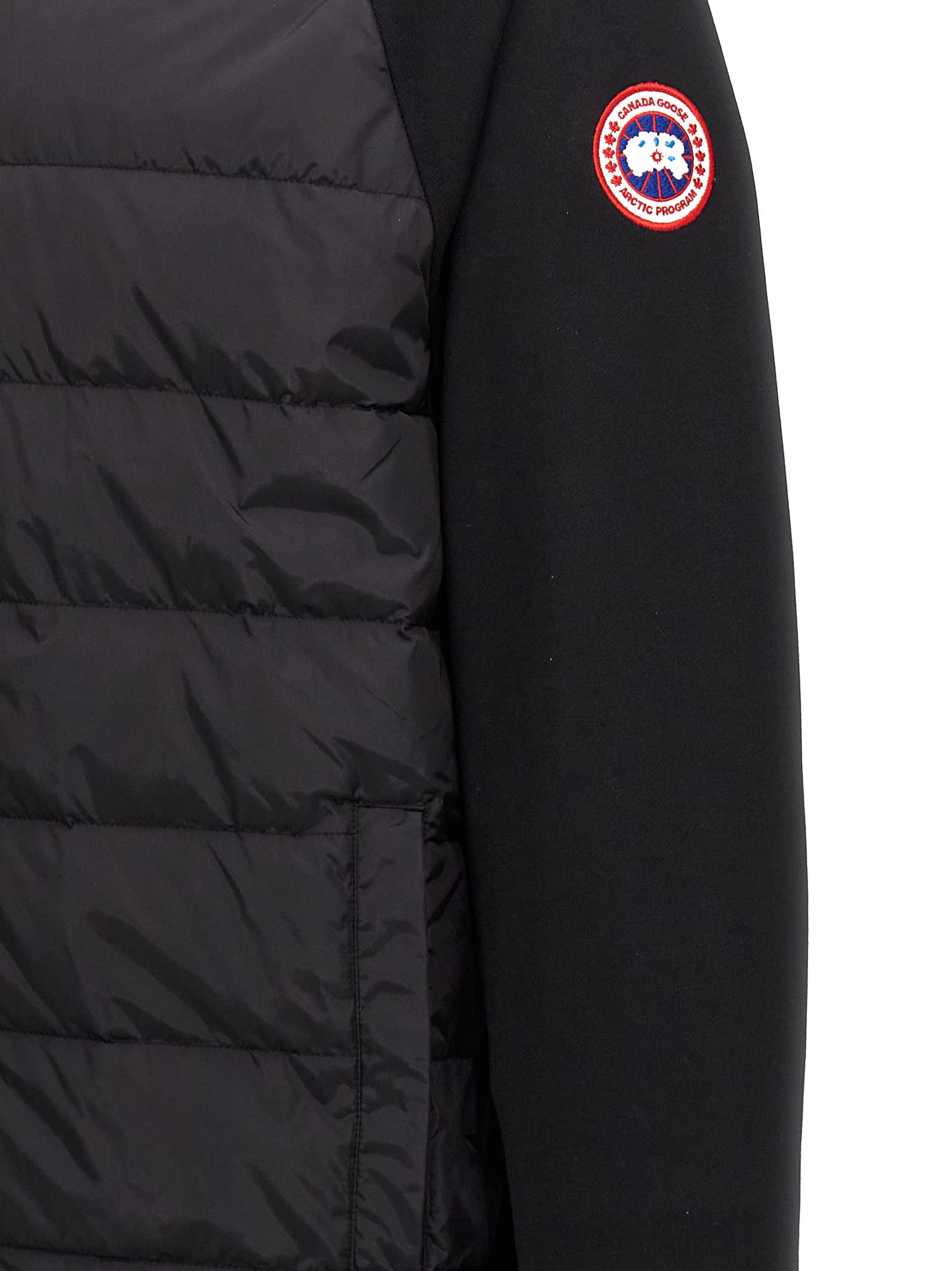 Canada Goose Huron Hybridge Jacket In Black