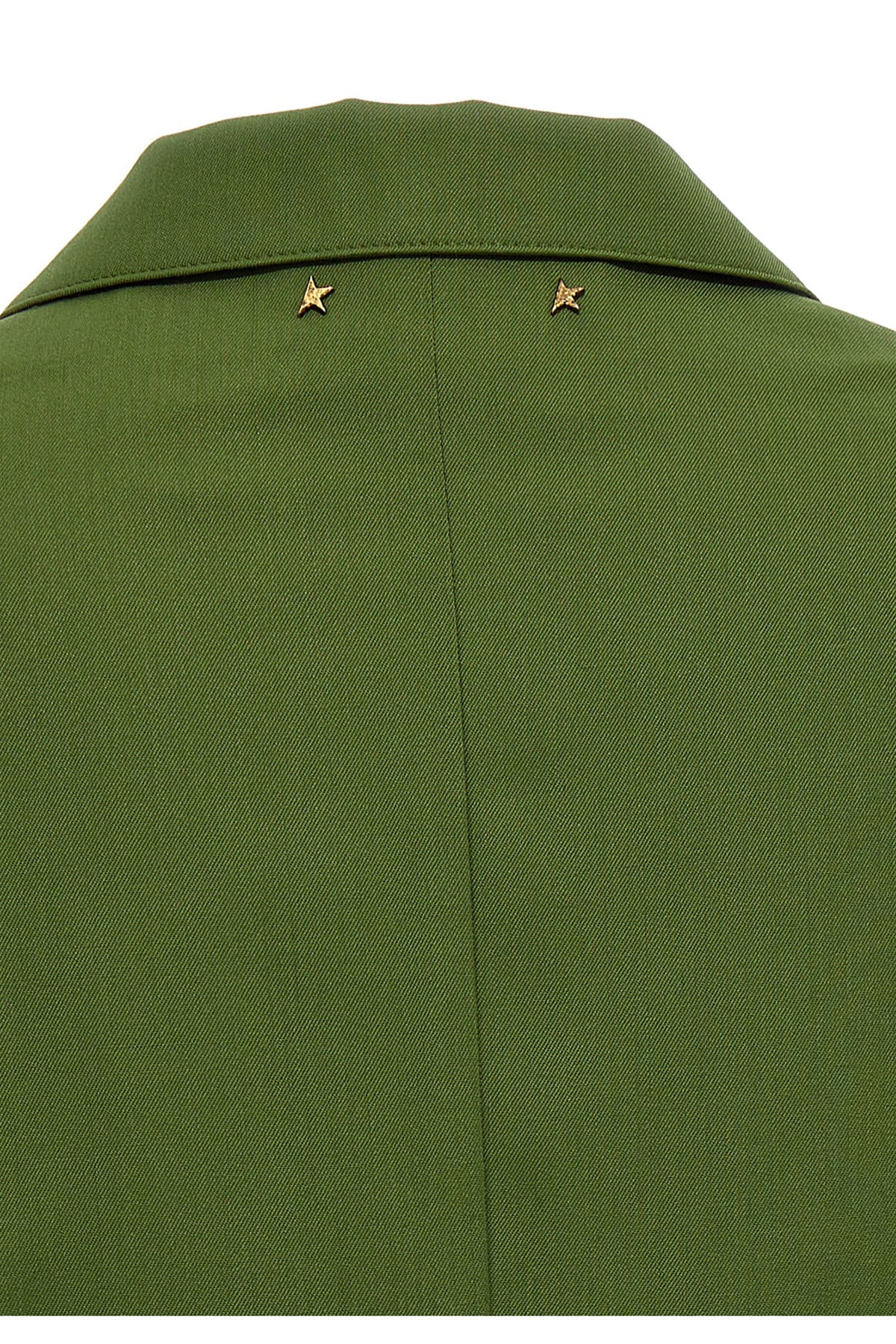 Shop Golden Goose Light Wool Jacket In Green