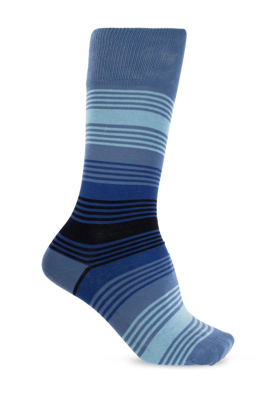 Shop Paul Smith Three Pack Of Cotton Socks In Multicolour