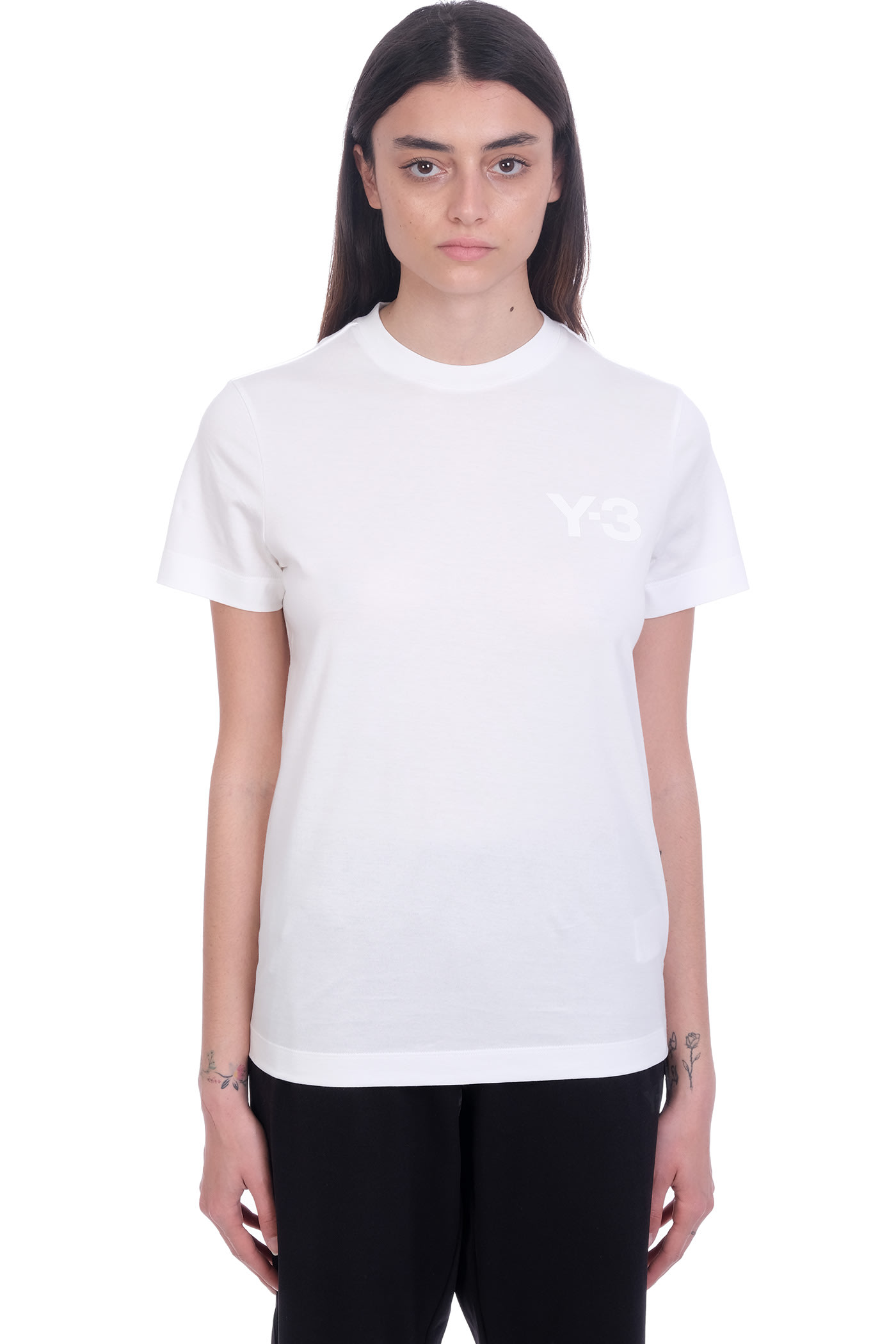 Y-3 T-shirt In White Cotton