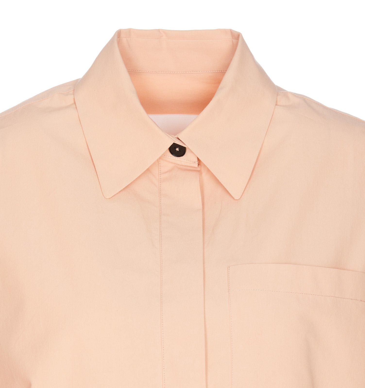 Shop Jil Sander + Patch Pocket Poplin Shirt