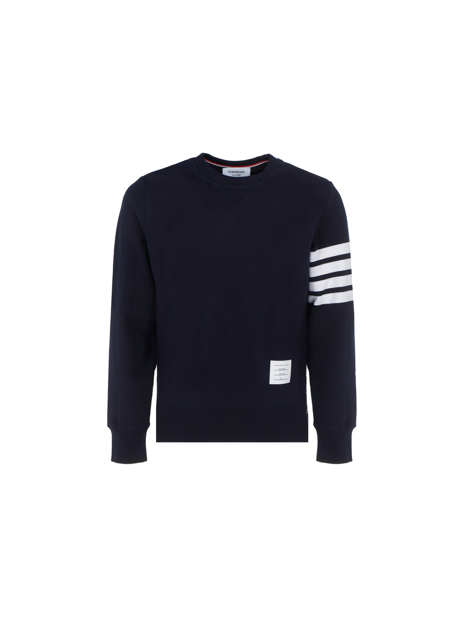Shop Thom Browne Sweatshirt In Blue/white
