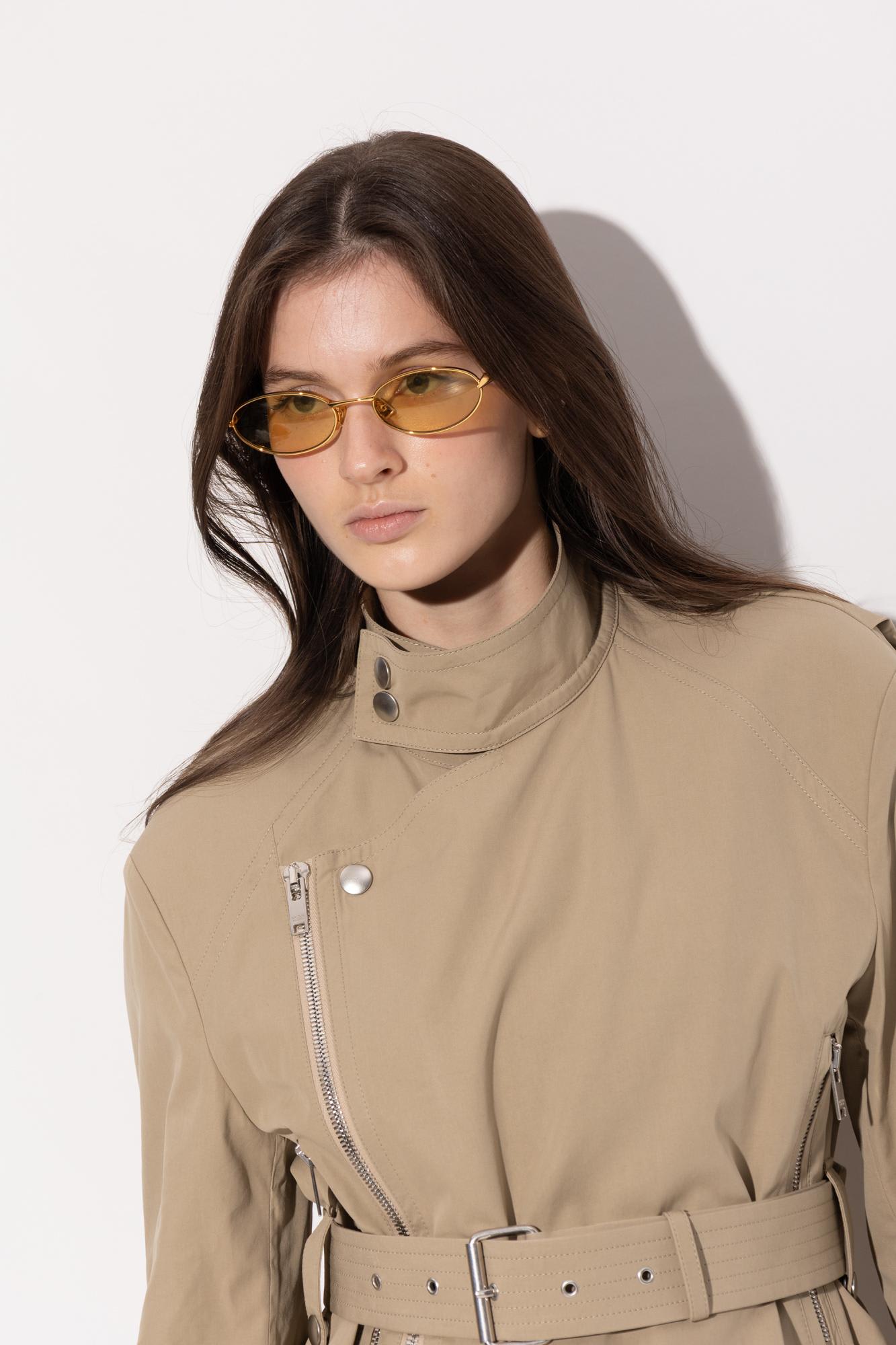 Bottega Veneta Sunglasses In Yellow