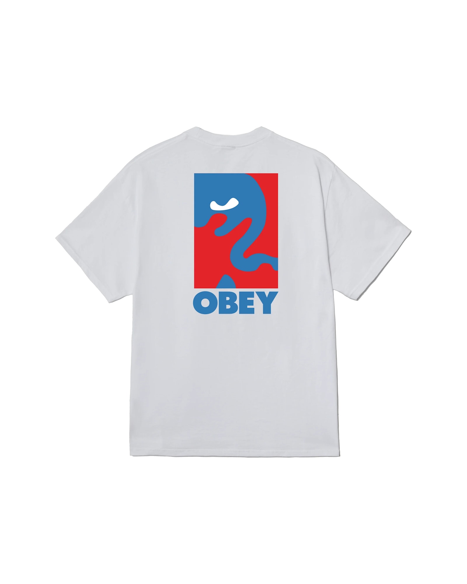 Obey Cropped Icon Tee In White