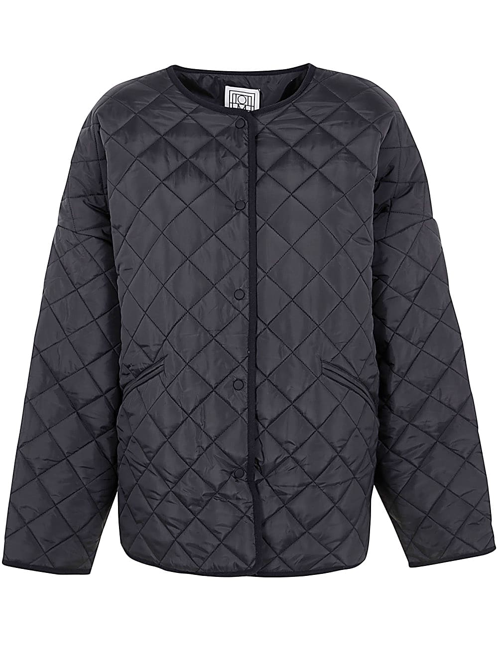 Shop Totême Quilted Jacket In Black