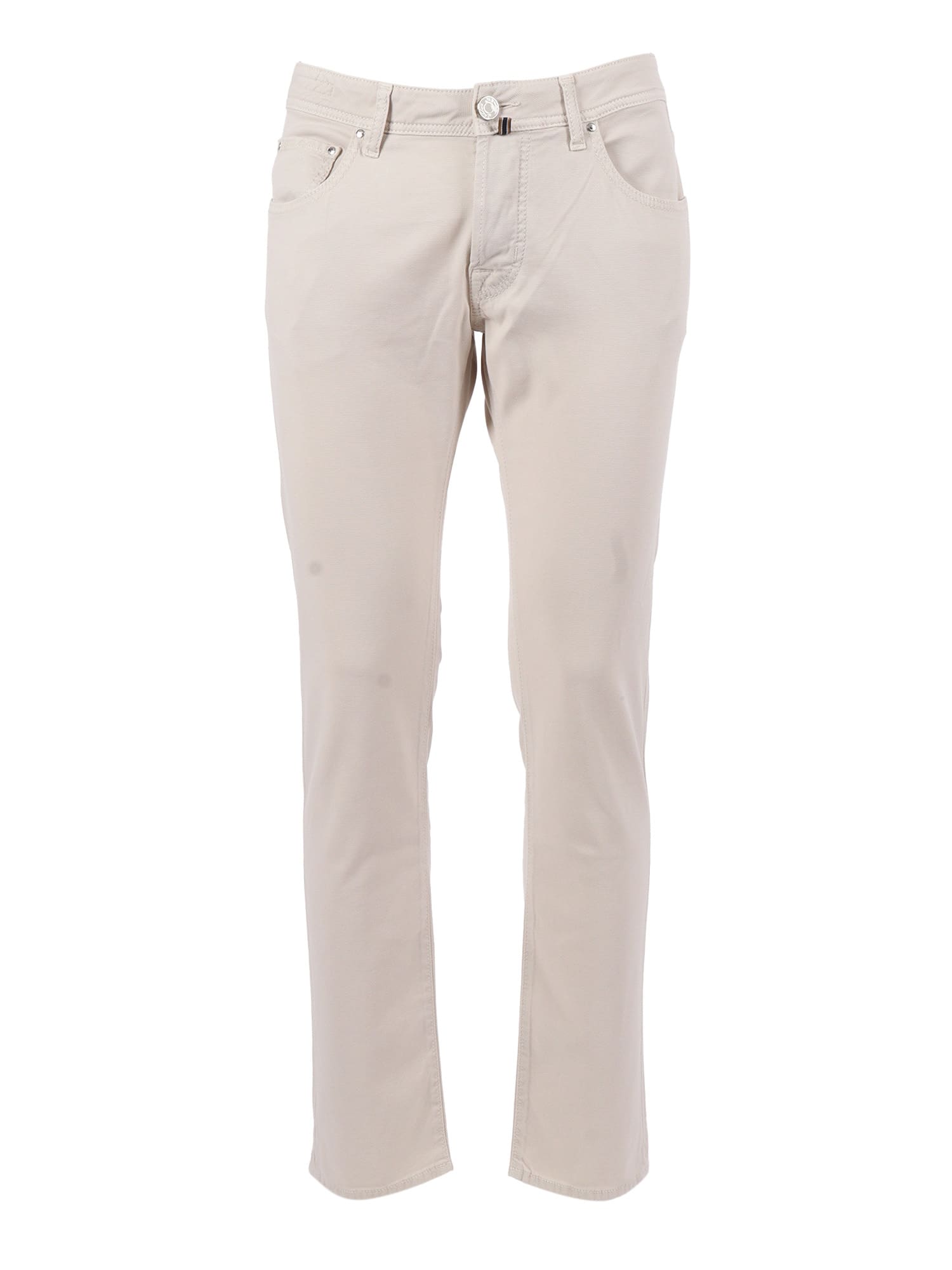 Jacob Cohen 5 Pockets Slim Fit Pants In Neutral