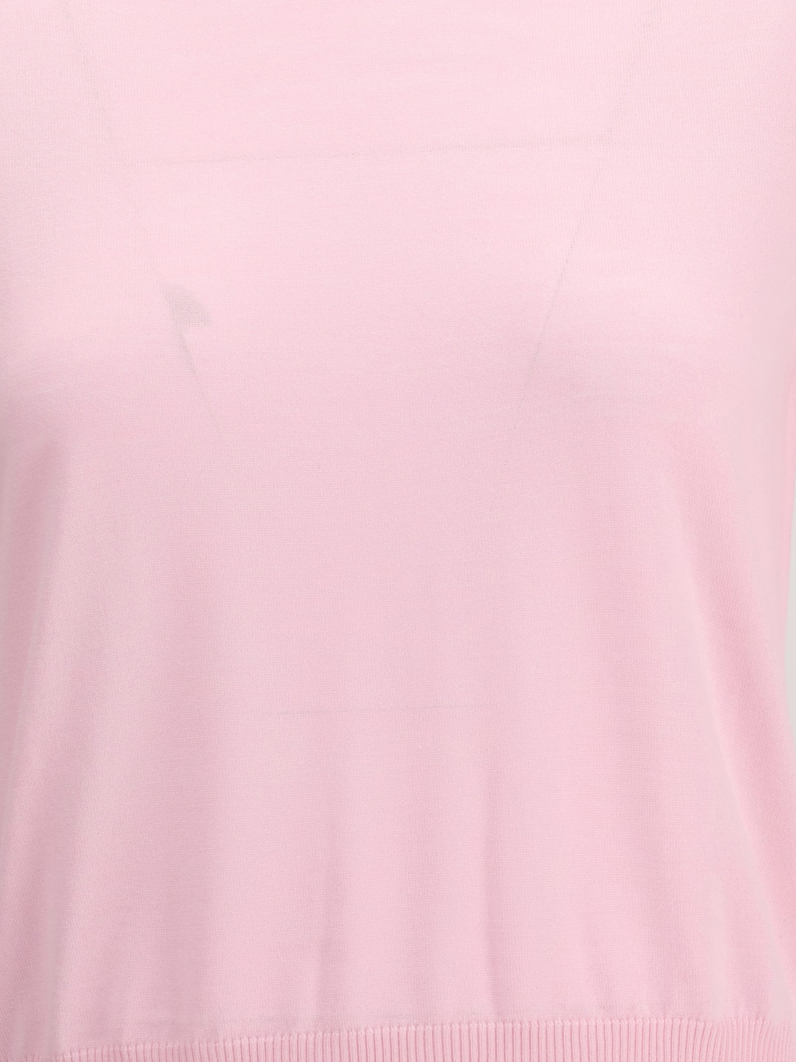 Thom Browne Knit T-shirt In Pink