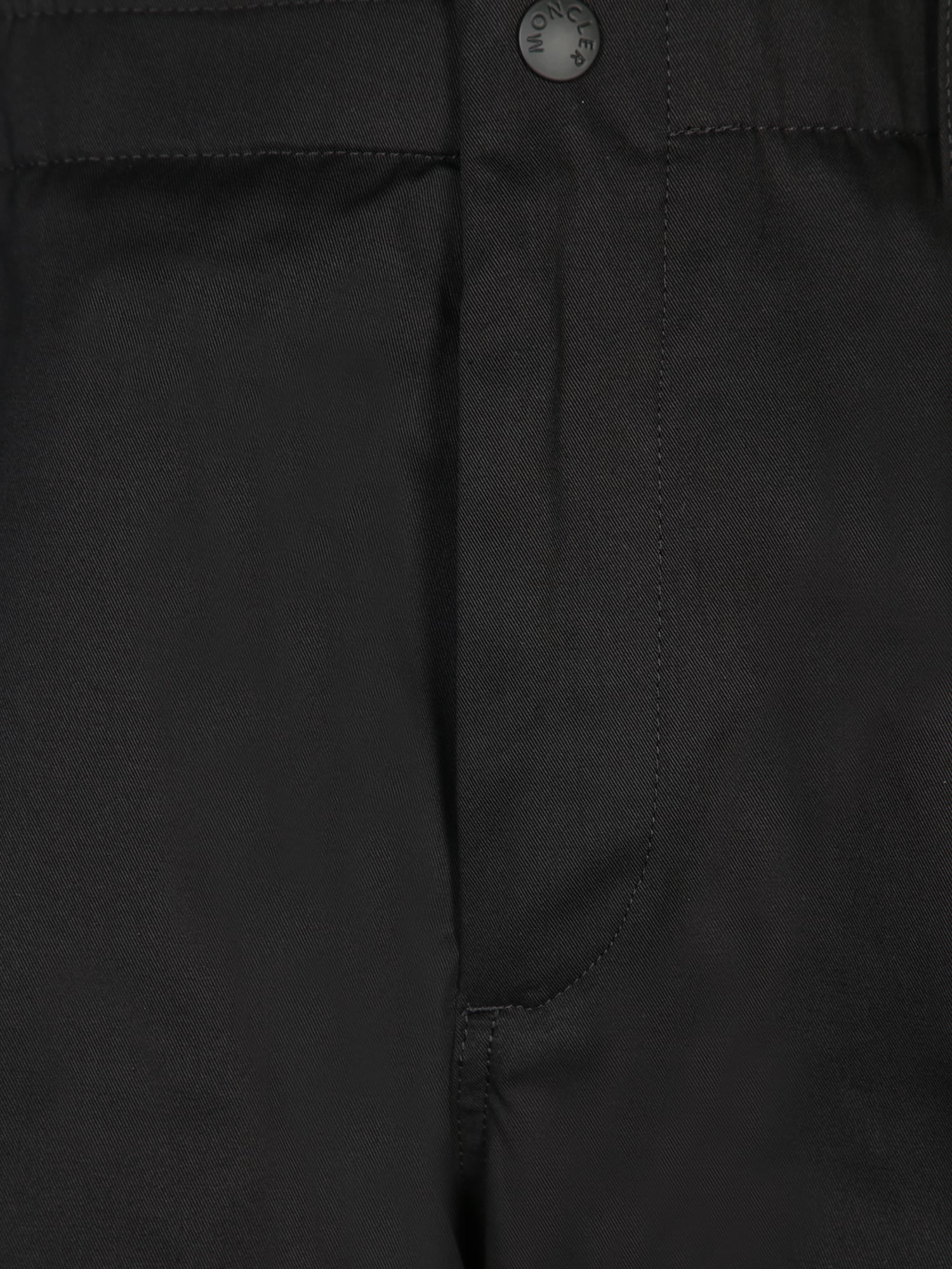 Moncler Straight Cargo Pants In 999