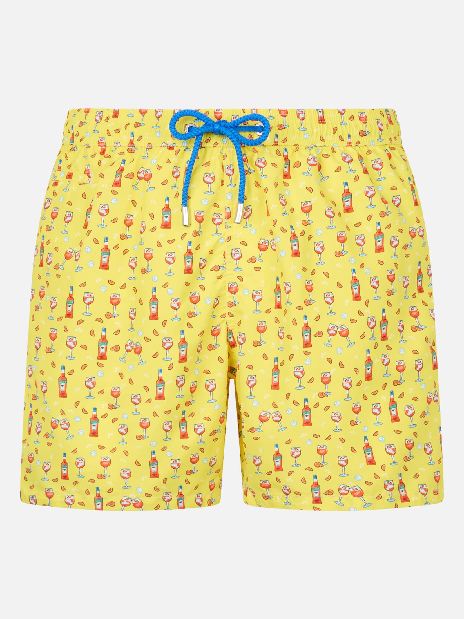 Mc2 Saint Barth Ultralight Swim Short In Yellow