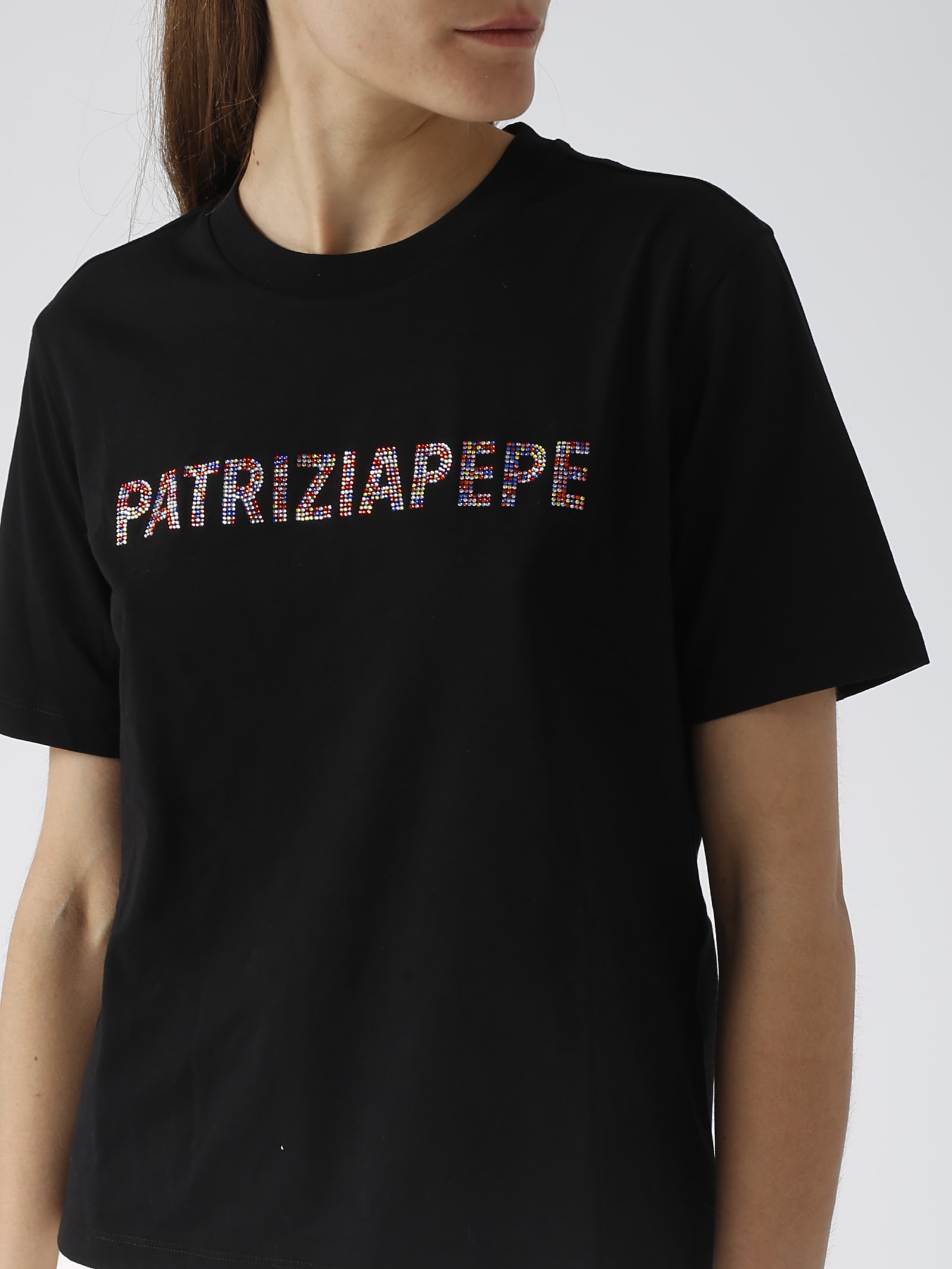 Shop Patrizia Pepe T-shirt T-shirt In Nero