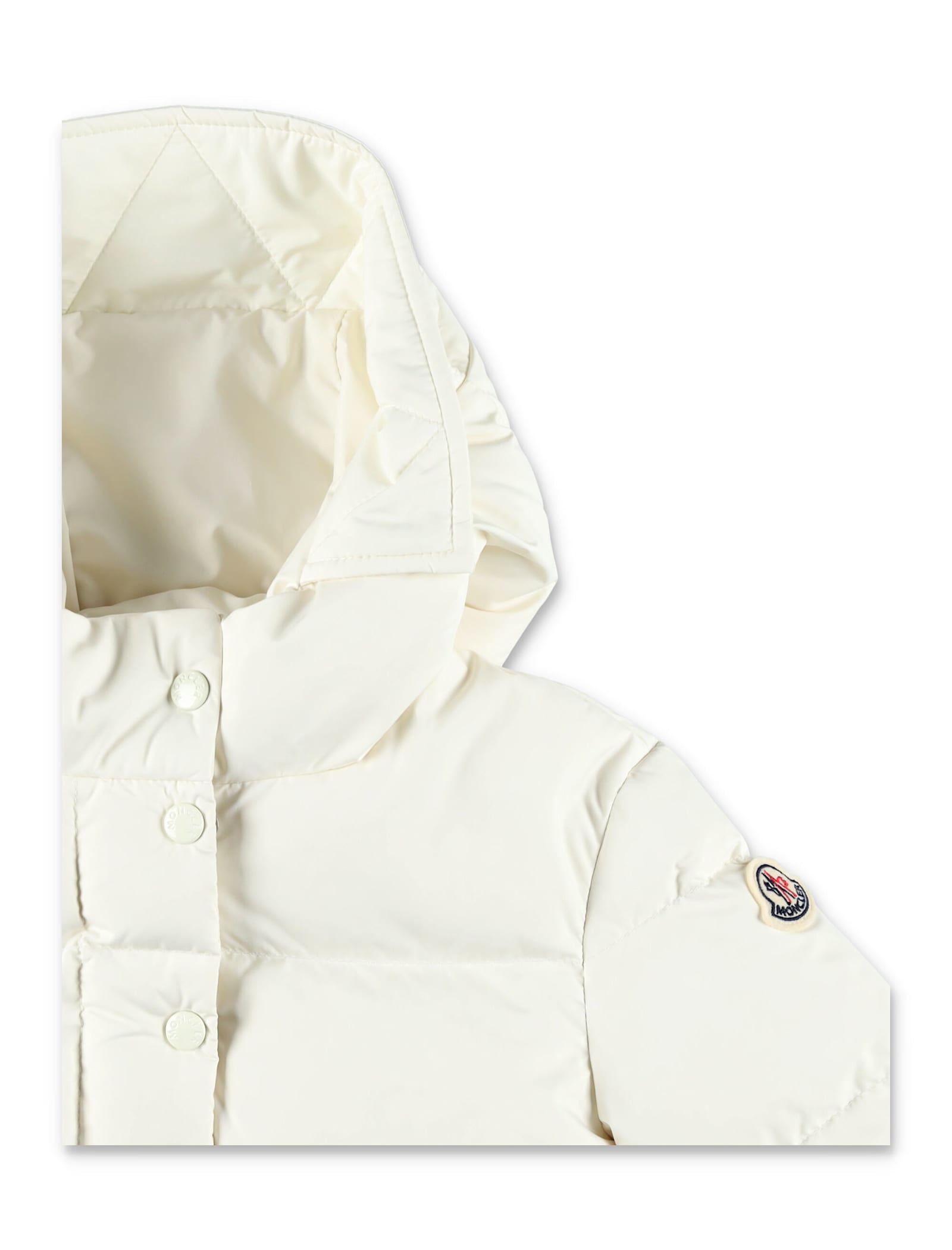Moncler Kid -  Laurie Down Jacket In White
