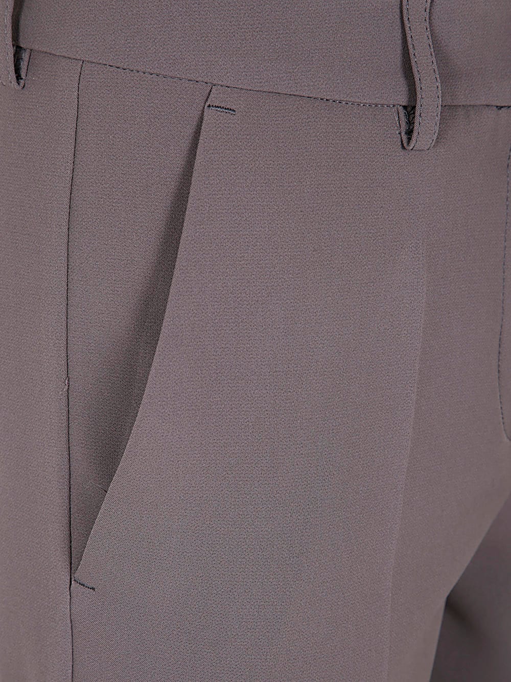 Shop Drhope Straight Trousers In Dark Grey