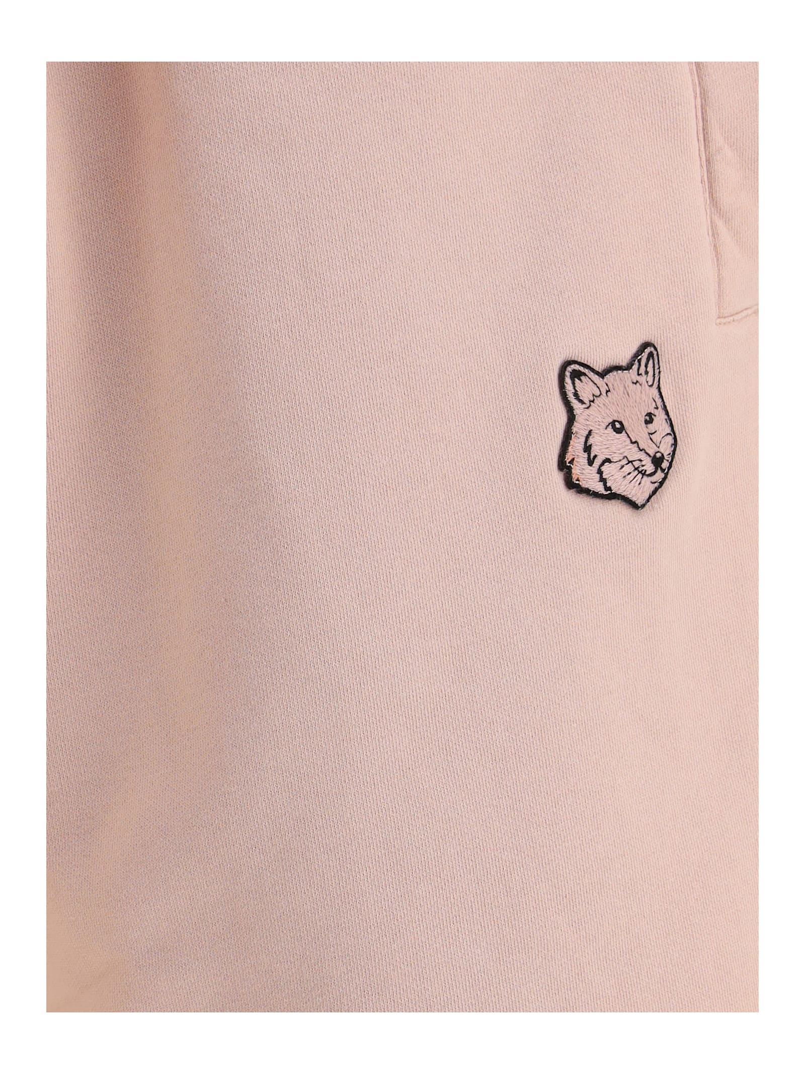 Shop Maison Kitsuné Tracksuit Shorts In Pink Clay