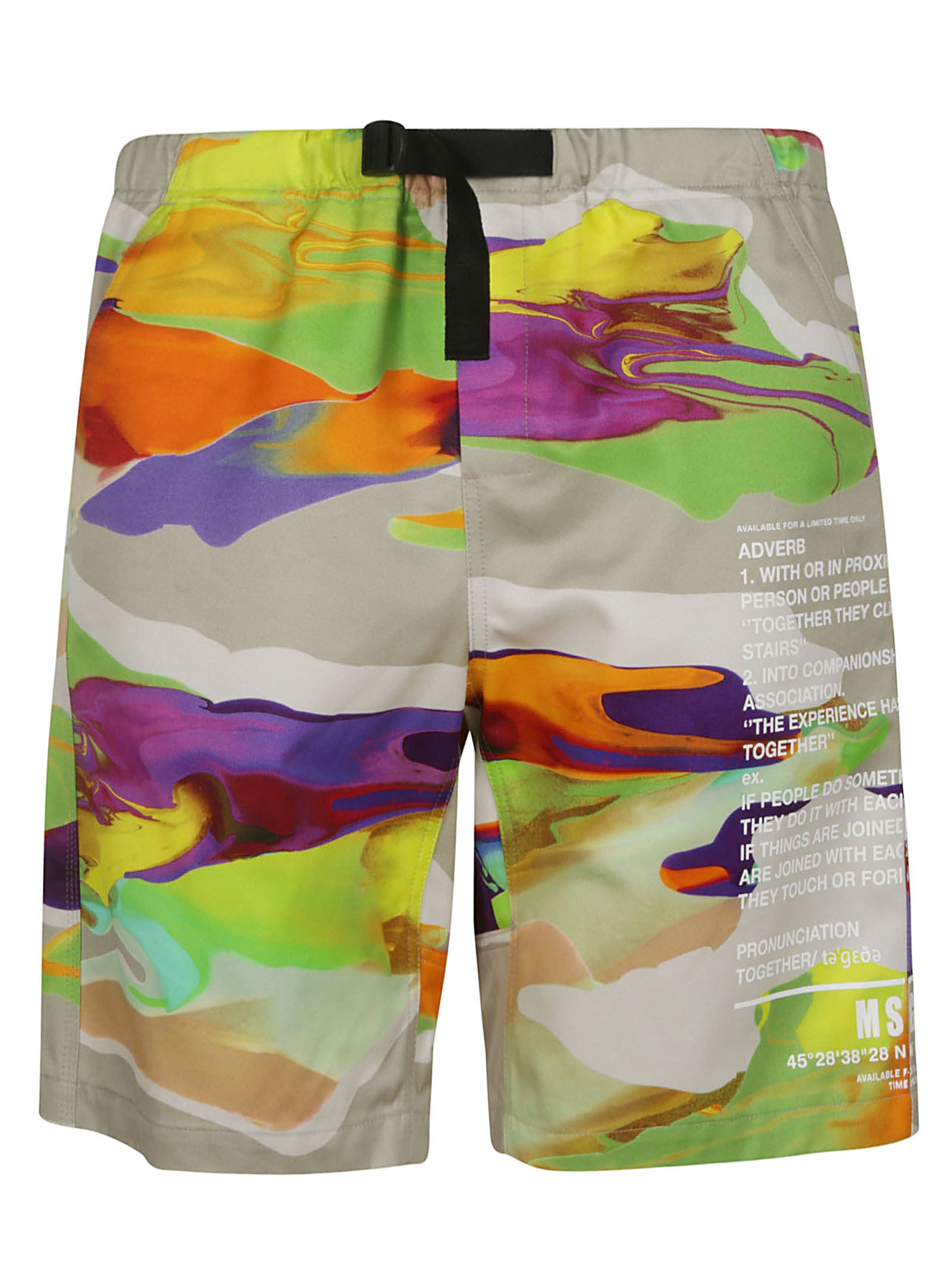 MSGM PAINTED QUOTE SHORTS,3040MB05BX21701023 23