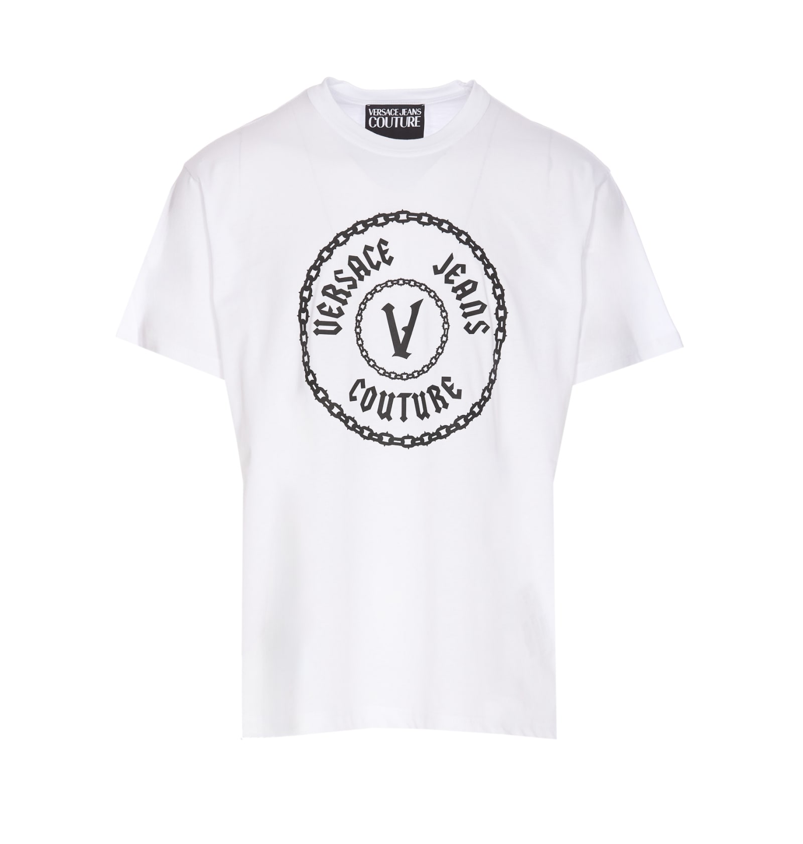 VERSACE JEANS COUTURE VEMBLEM LOGO T-SHIRT 