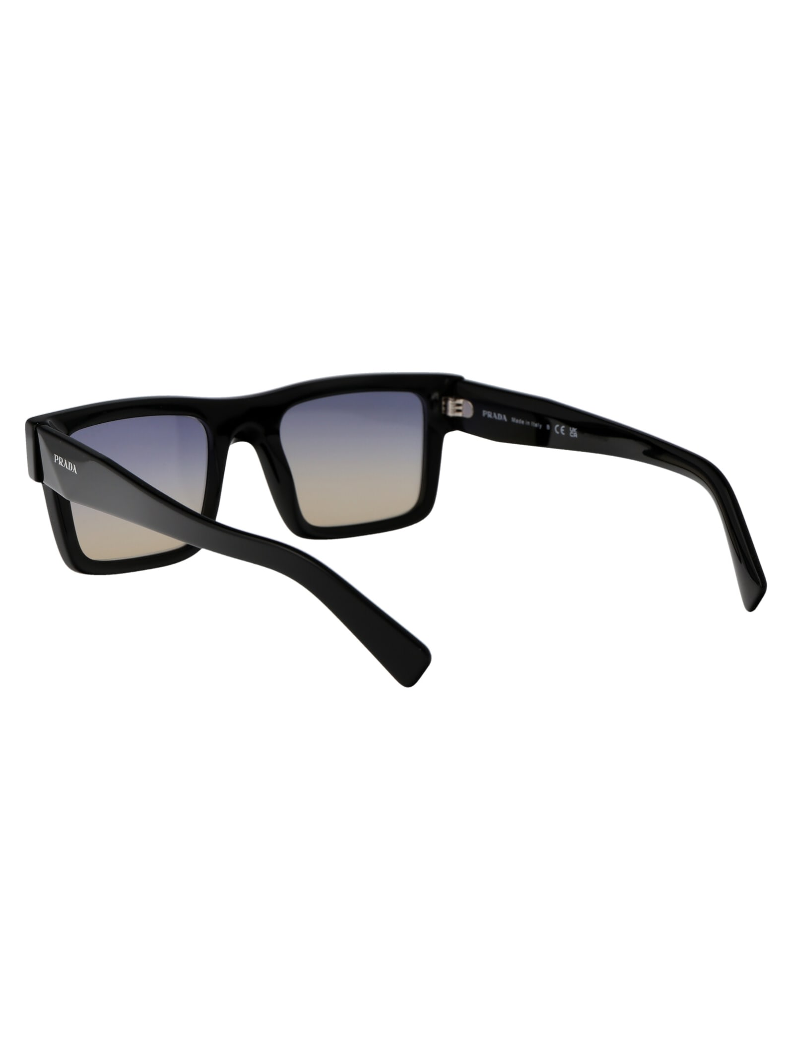 Shop Prada 0pr 19ws Sunglasses In 1ab06z Black