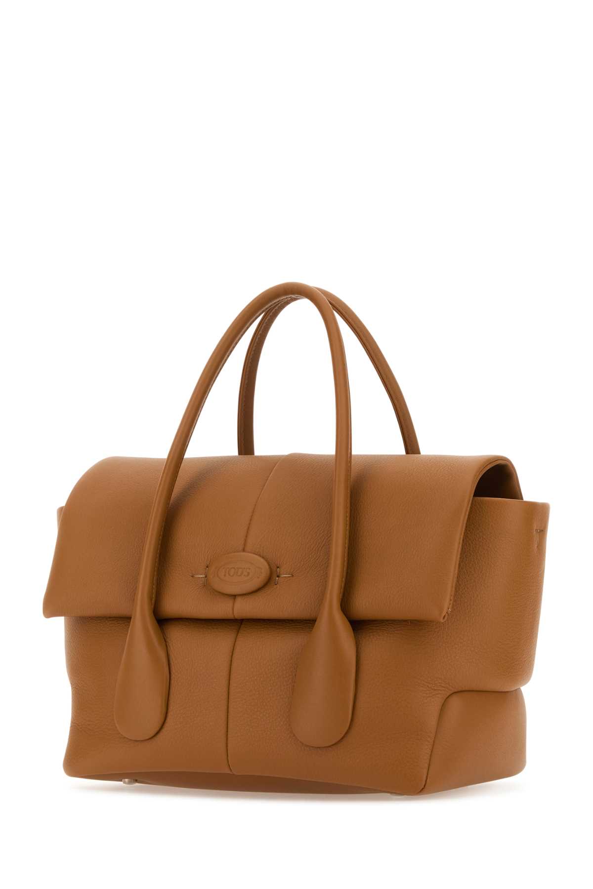 Shop Tod's Caramel Leather Small Bag Reverse Handbag In S001
