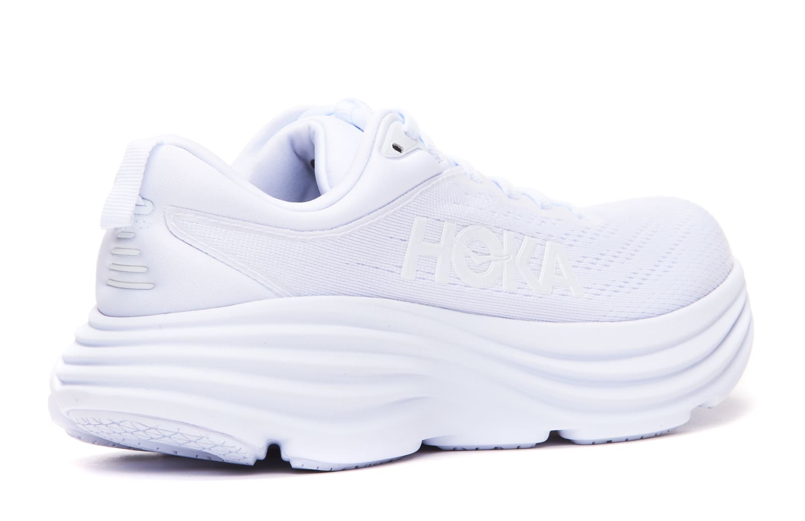 Shop Hoka Bondi 8 Sneakers In White/white