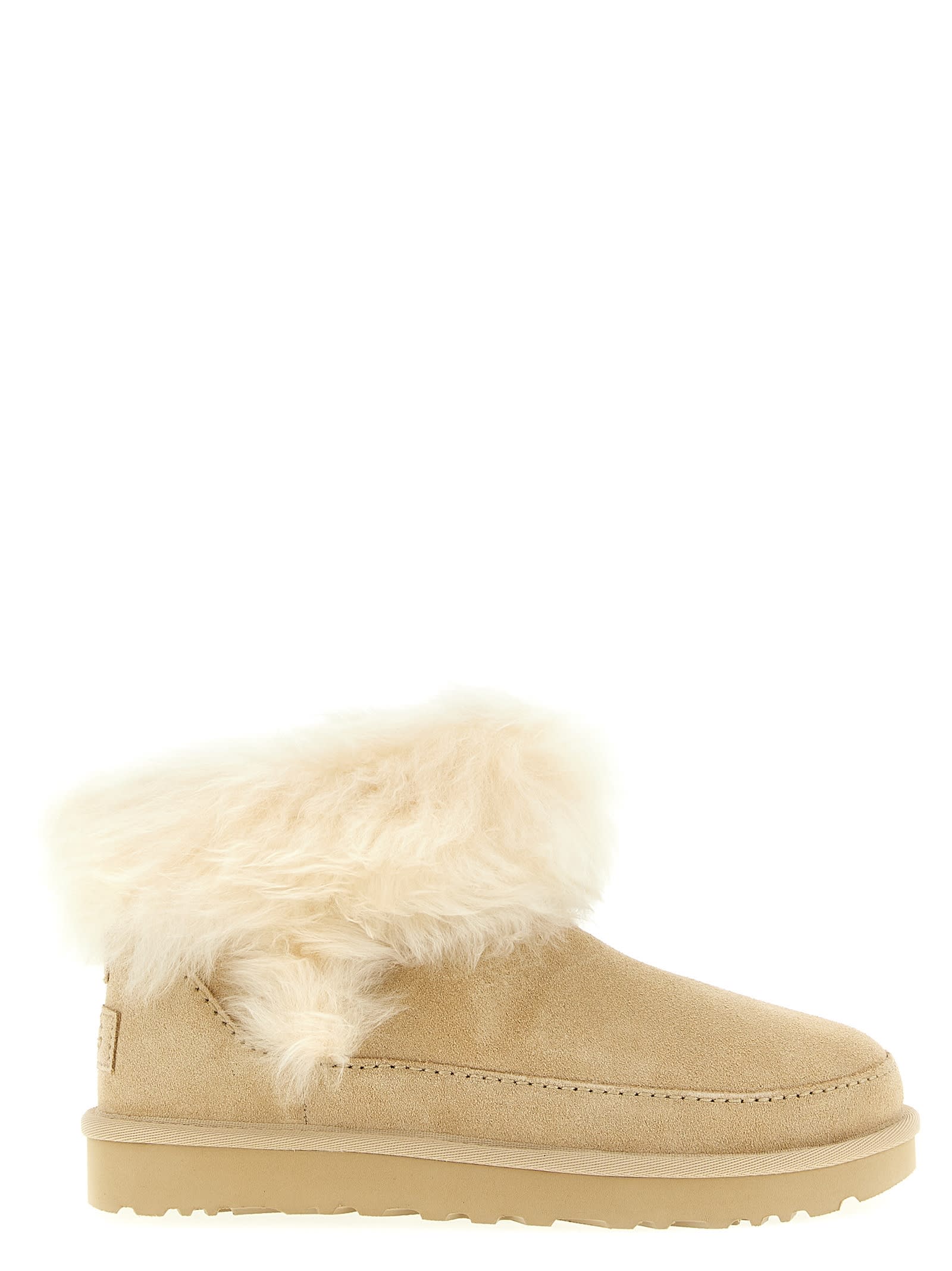 Ugg Classic Ultra Mini Chalet Ankle Boots In Neutral