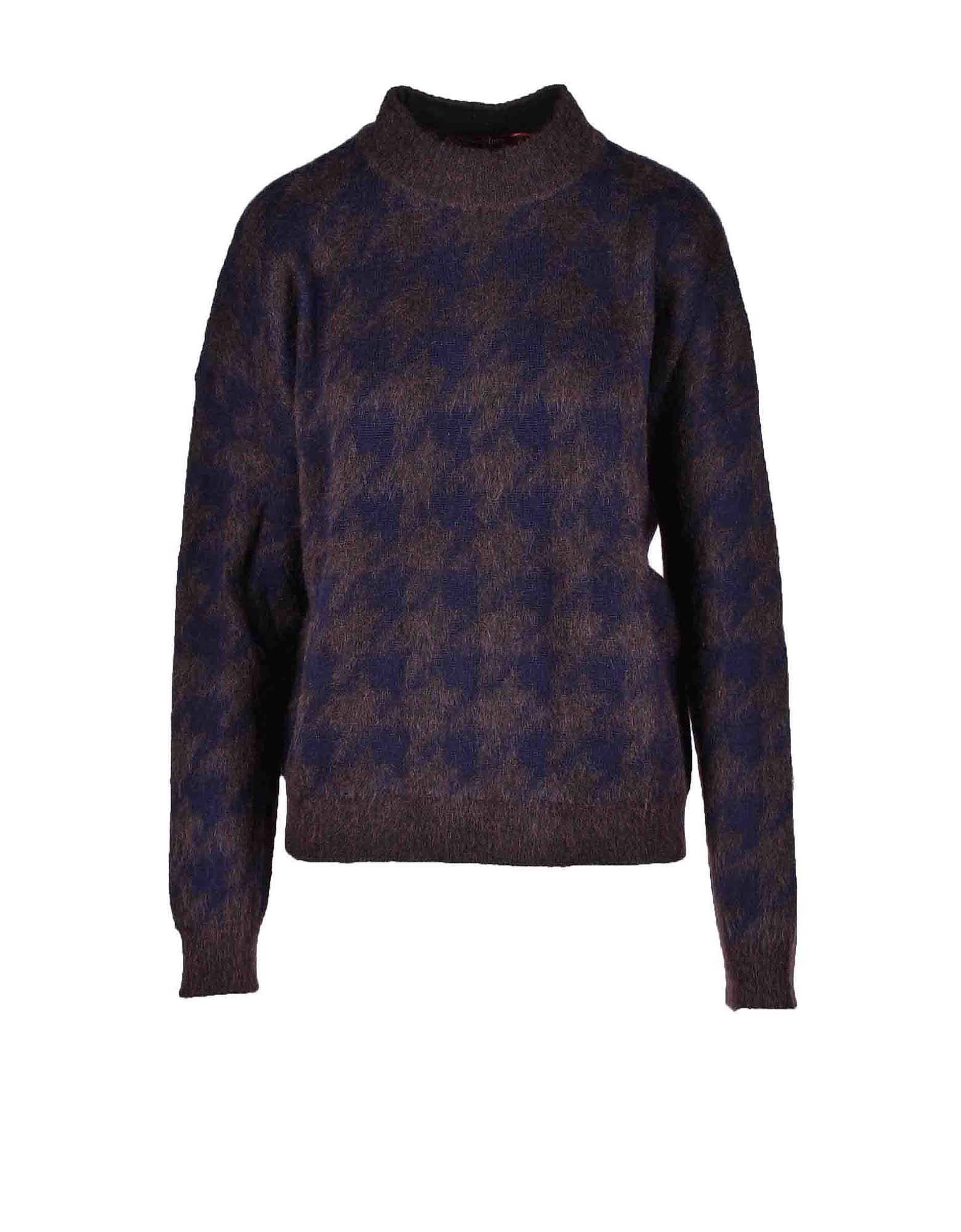 Max Mara Womens Brown / Blue Sweater