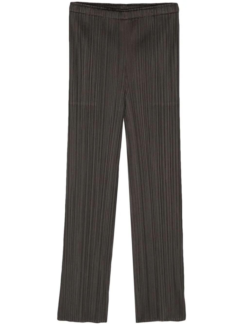 January Pleated Cropped Trousers