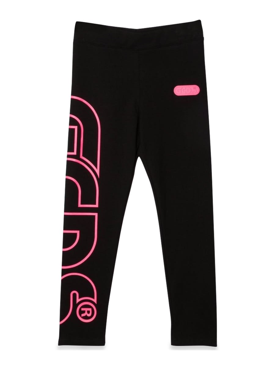 Gcds Kids' Jersey Stretch Girl In Black