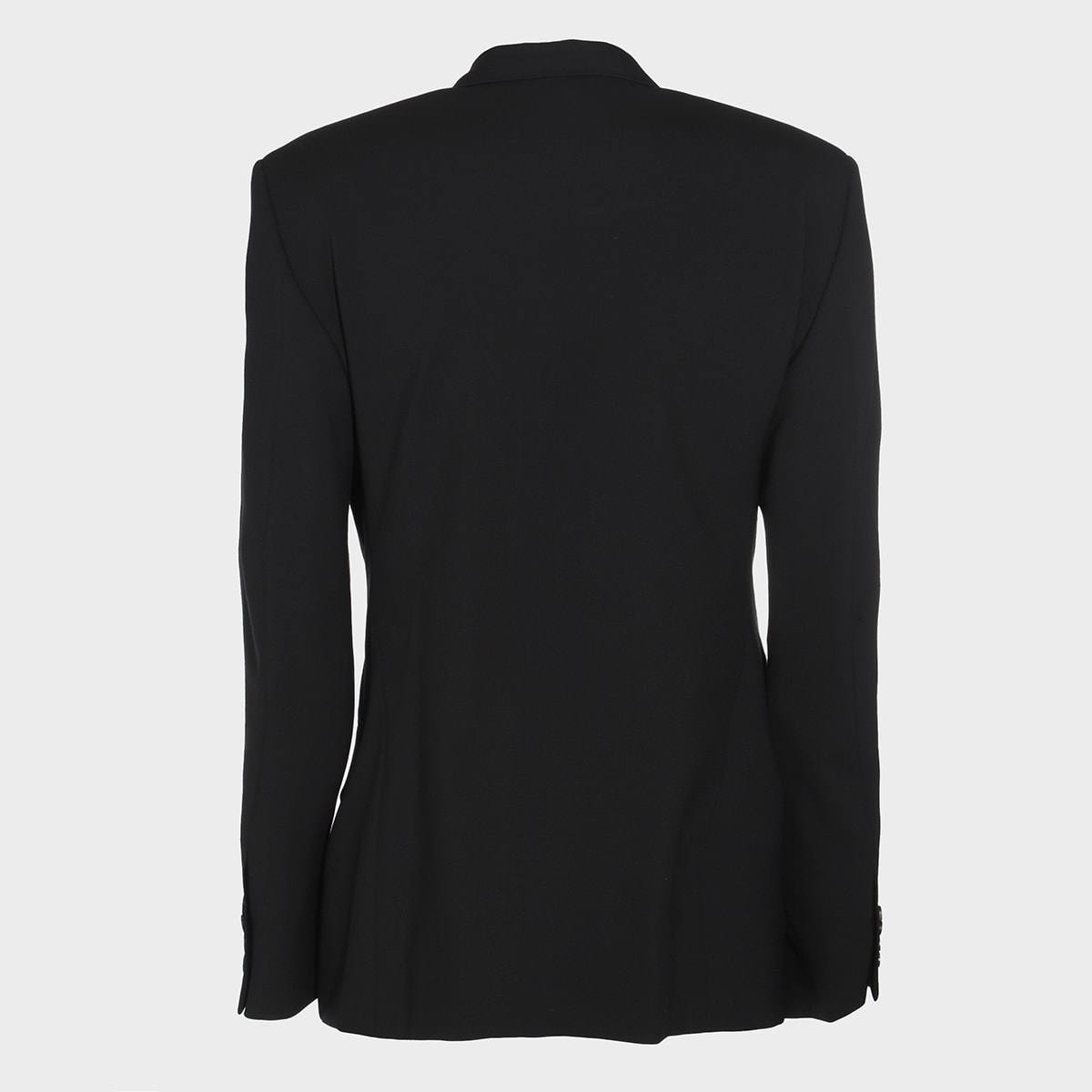 Shop Balenciaga Black Wool Casual Jacket