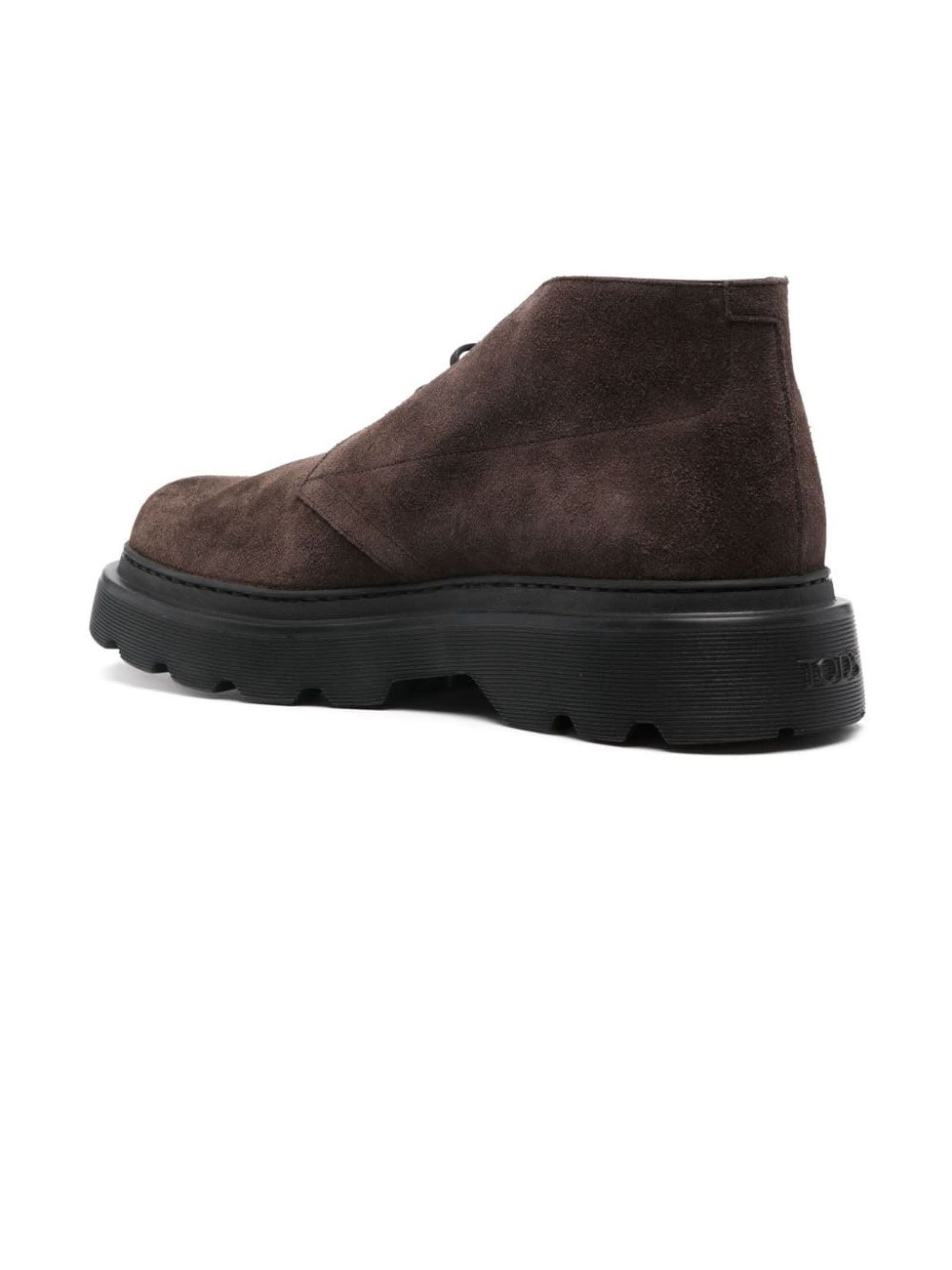 Shop Tod's Brown Carrarmato 24l Boots