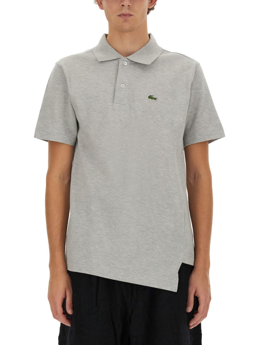 Shop Comme Des Garçons Shirt Polo  X Lacoste In Grey