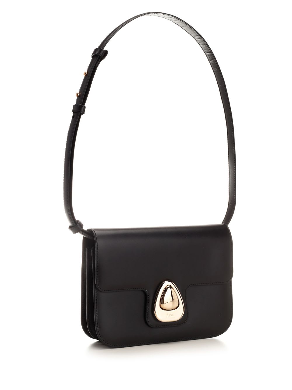 Shop Apc Astra Small Shoulder Bag In Black