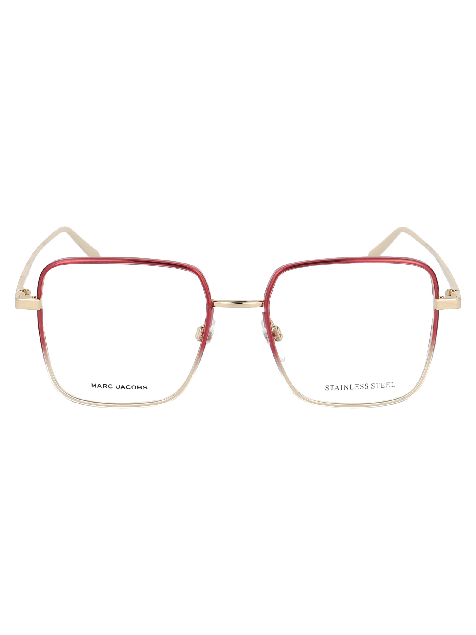 Marc Jacobs Glasses In Burgund Gold