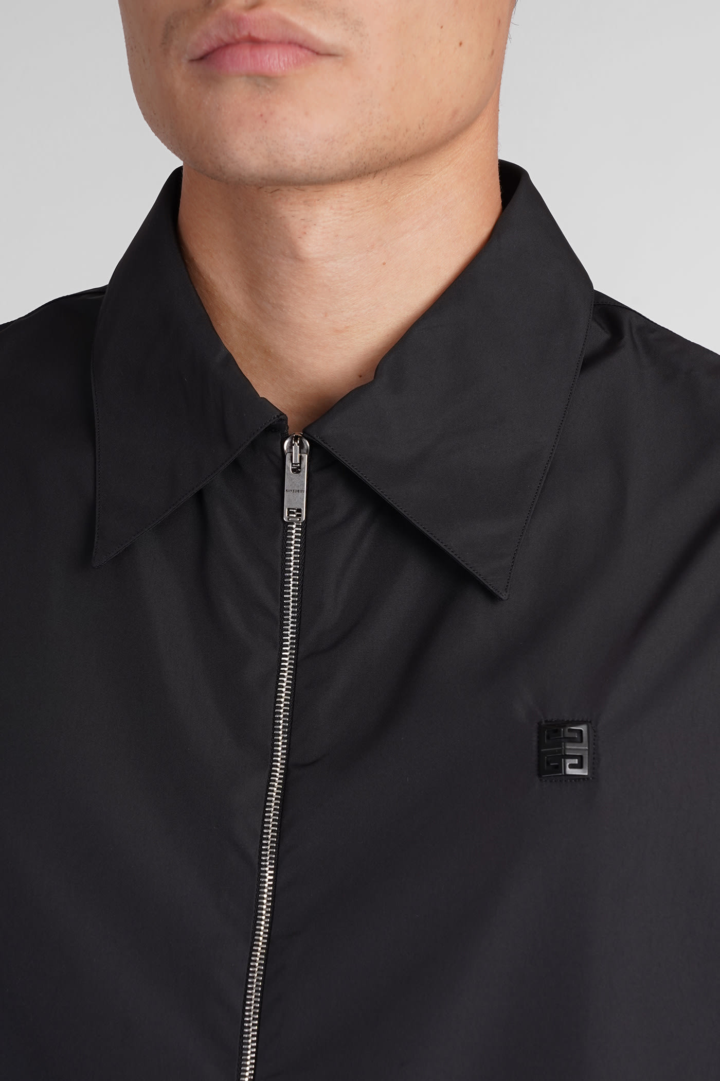 Shop Givenchy Shirt In Black Polyester