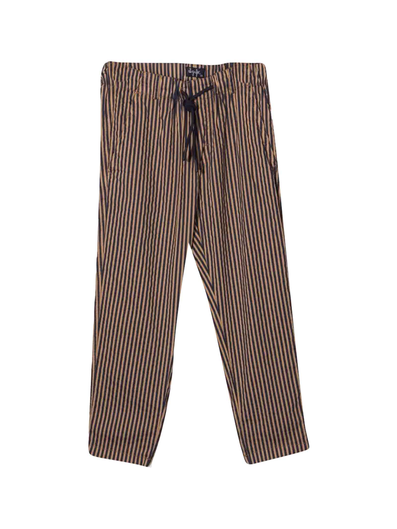 Il Gufo Boy Striped Trousers
