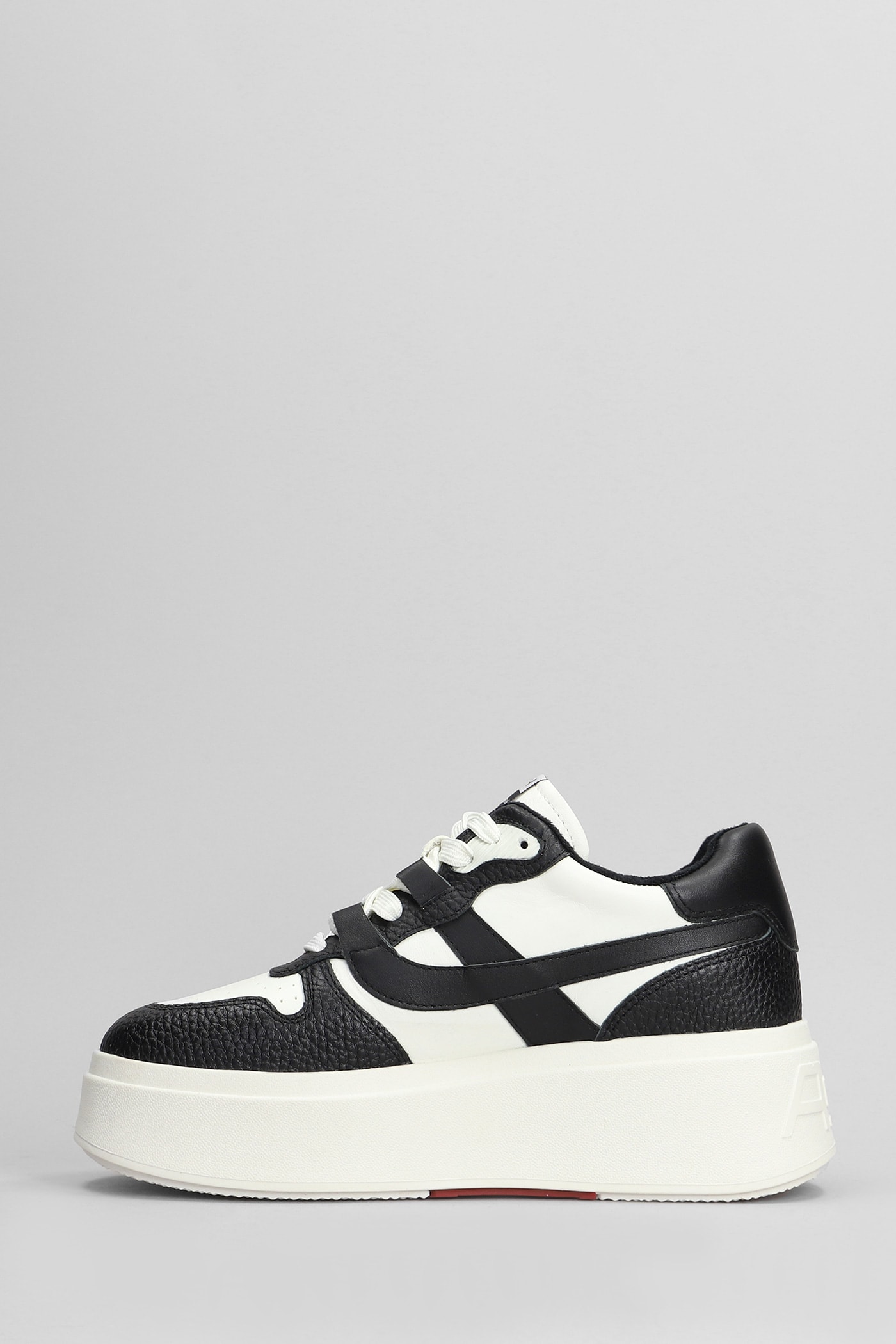 Shop Ash Match Sneakers In White Leather