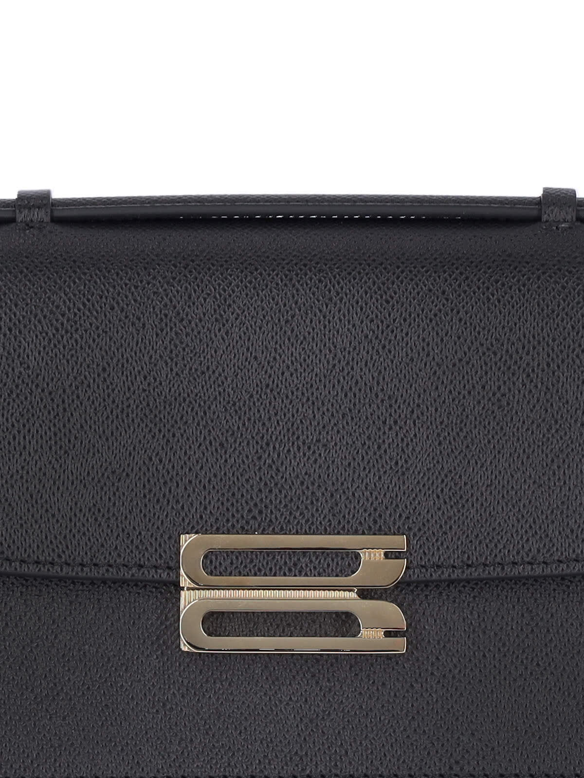 Shop Victoria Beckham Mini Bag Dorian In Black