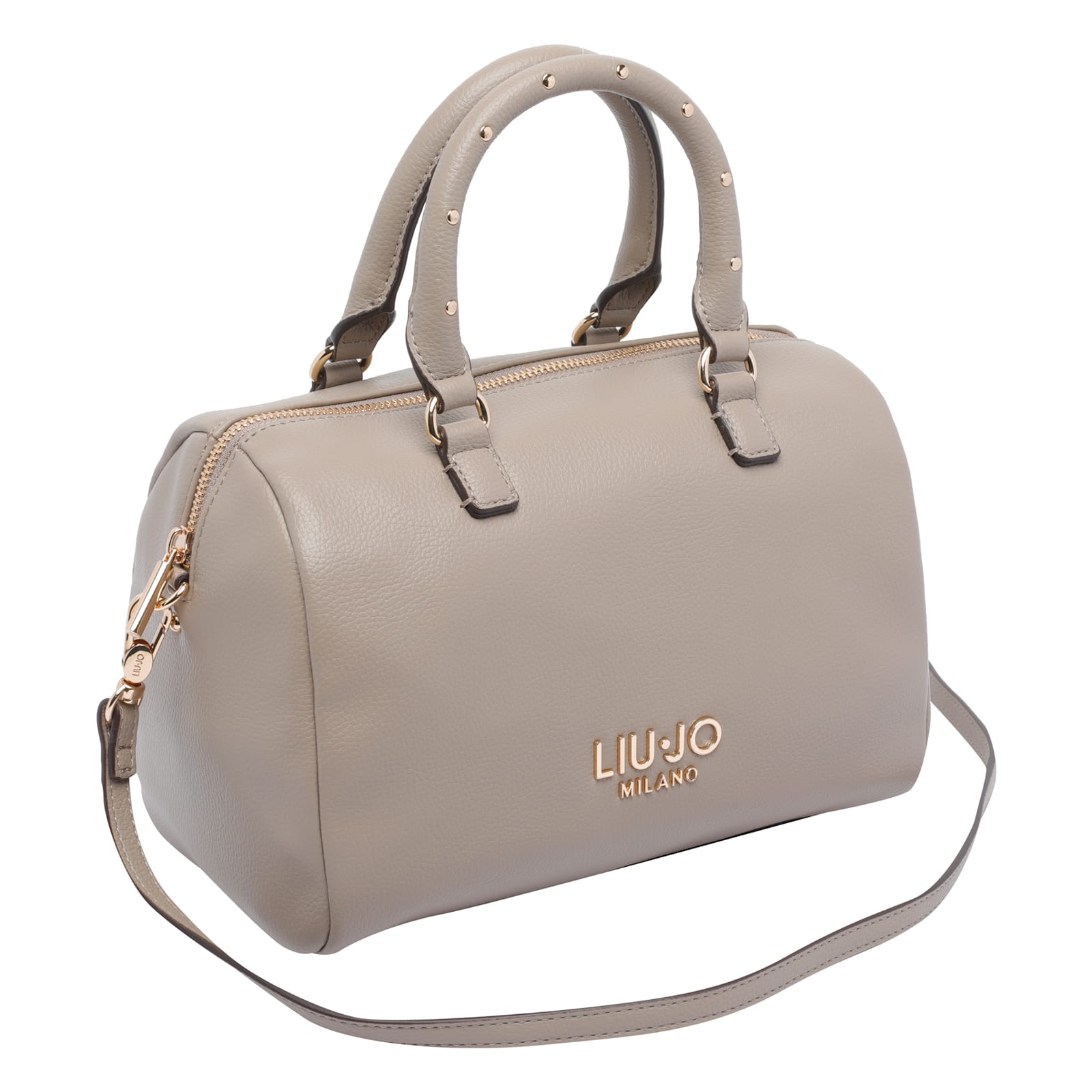 Liu •jo Logo Satchel In Sand