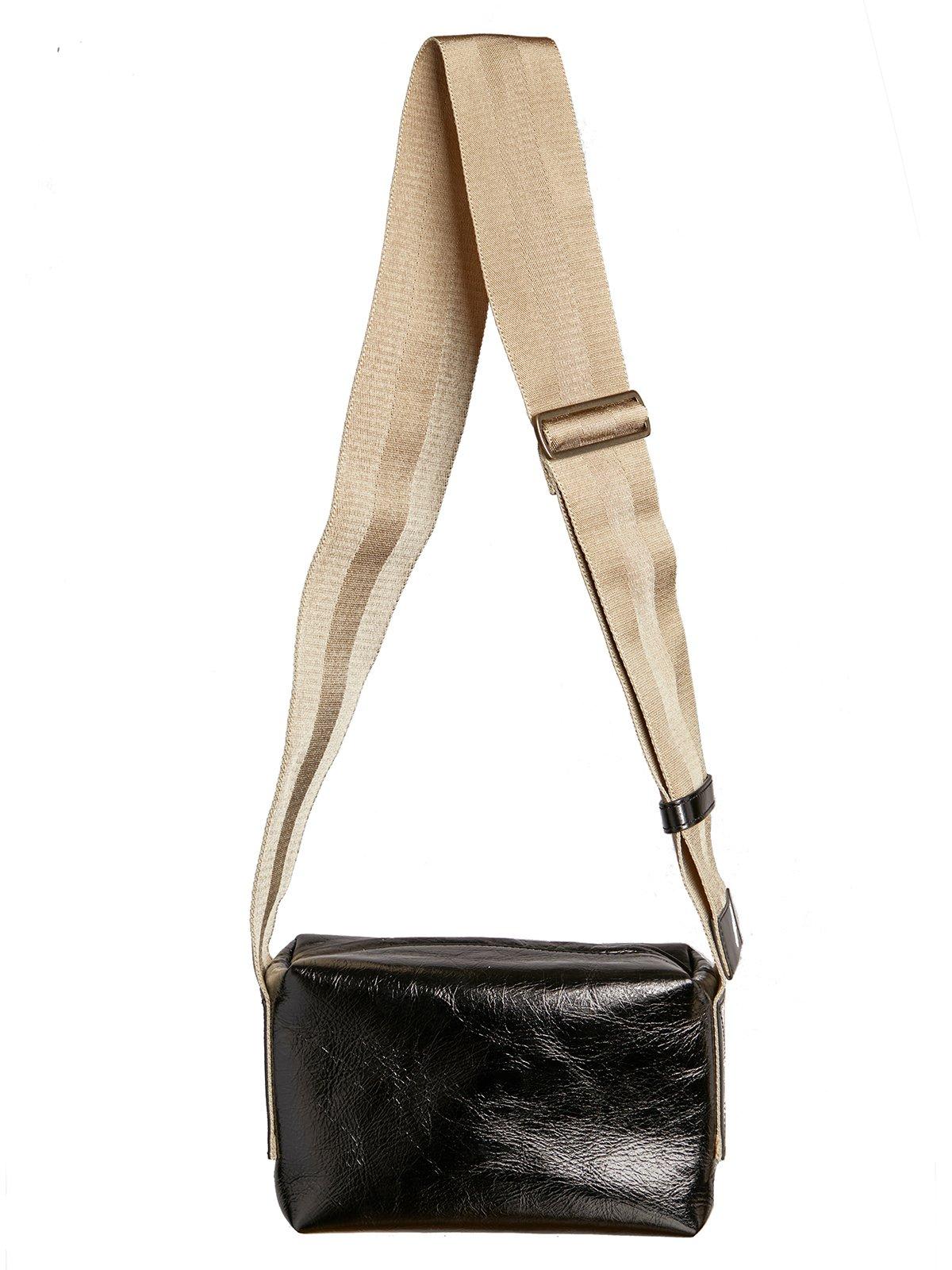 Shop Uma Wang Squareshaped Crossbody Bag In Black