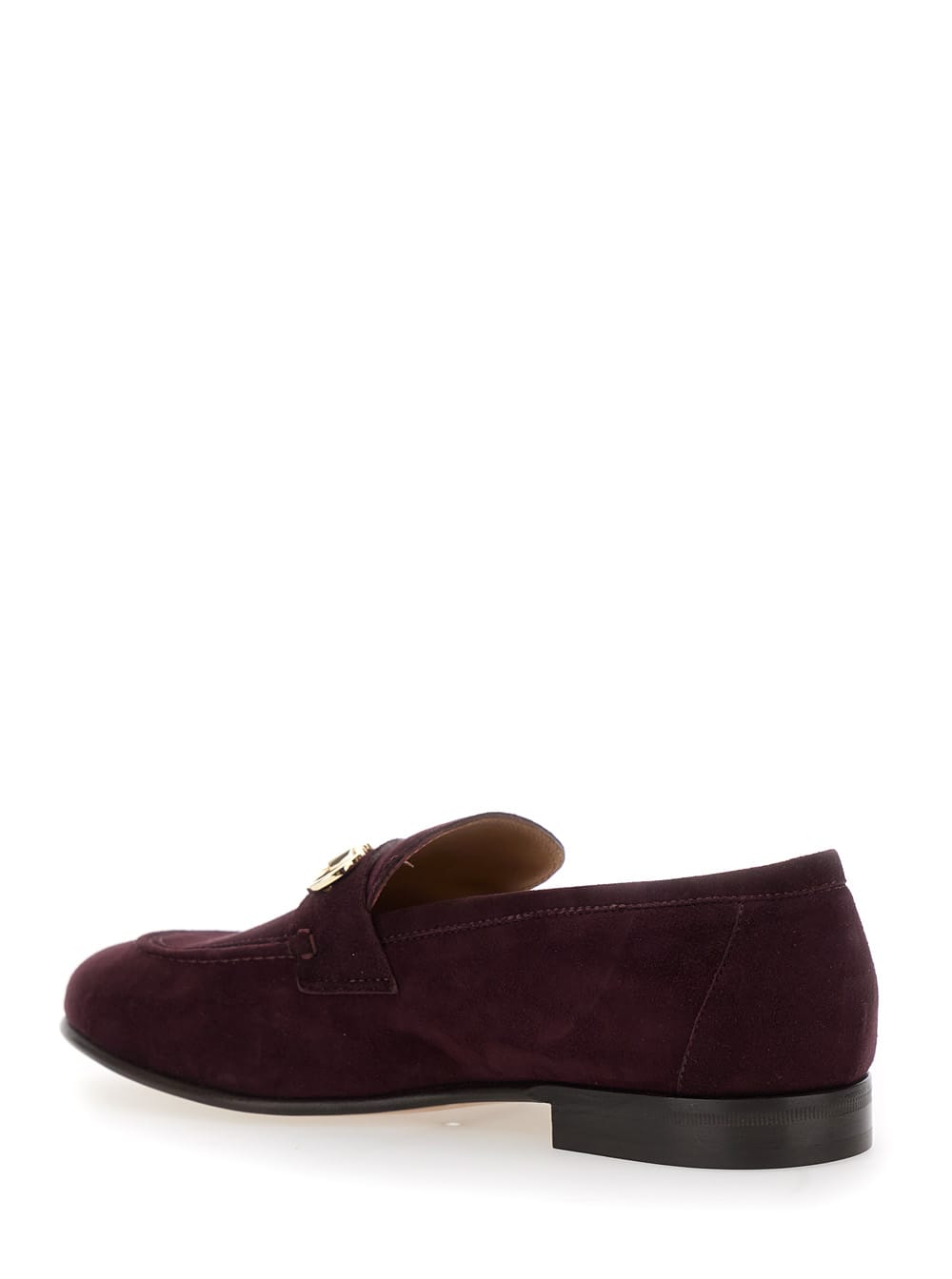 Ferragamo Mocassino Heel 1.0 Low (2 - In Burgundy