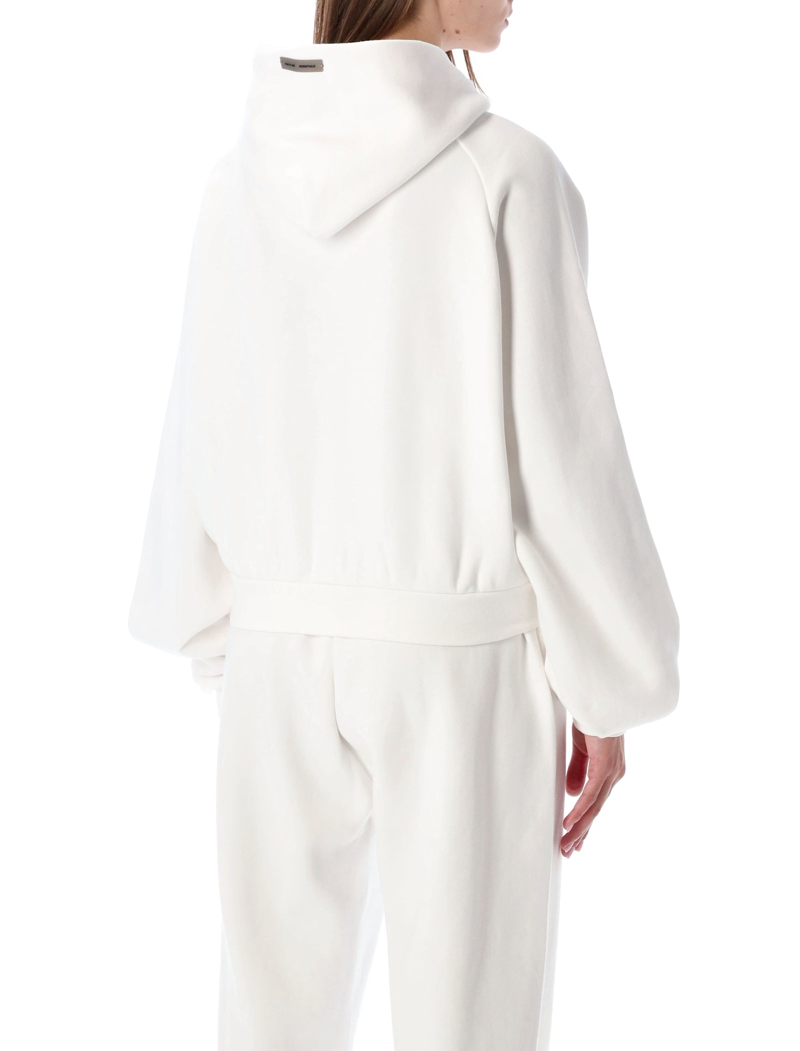 Fear Of God Essentials Modern Fit Hoodie In White