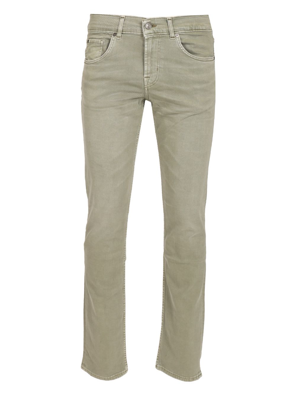 Shop 7 For All Mankind Slimmy Left Hand Jeans In Green