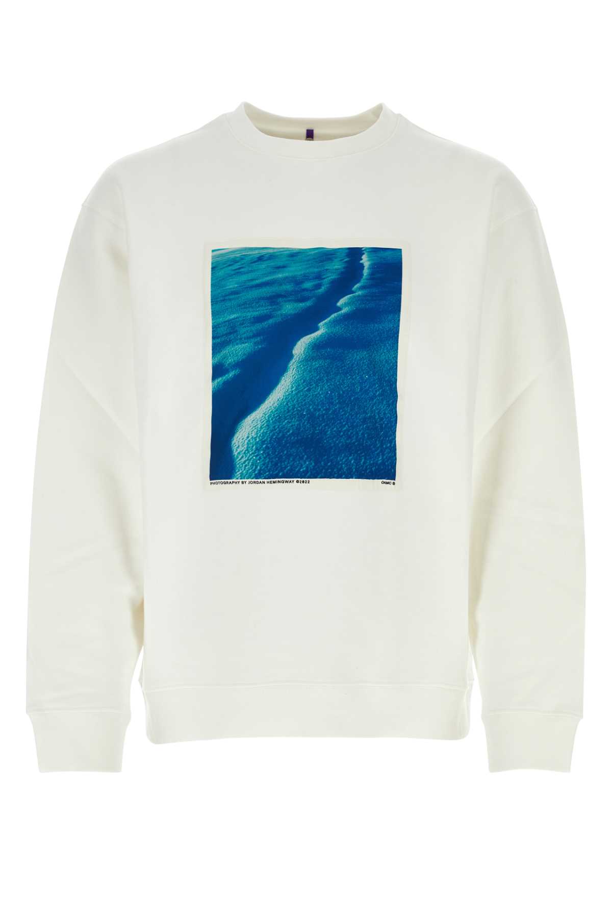 White Cotton Oversize Eider Falls Sweatshirt